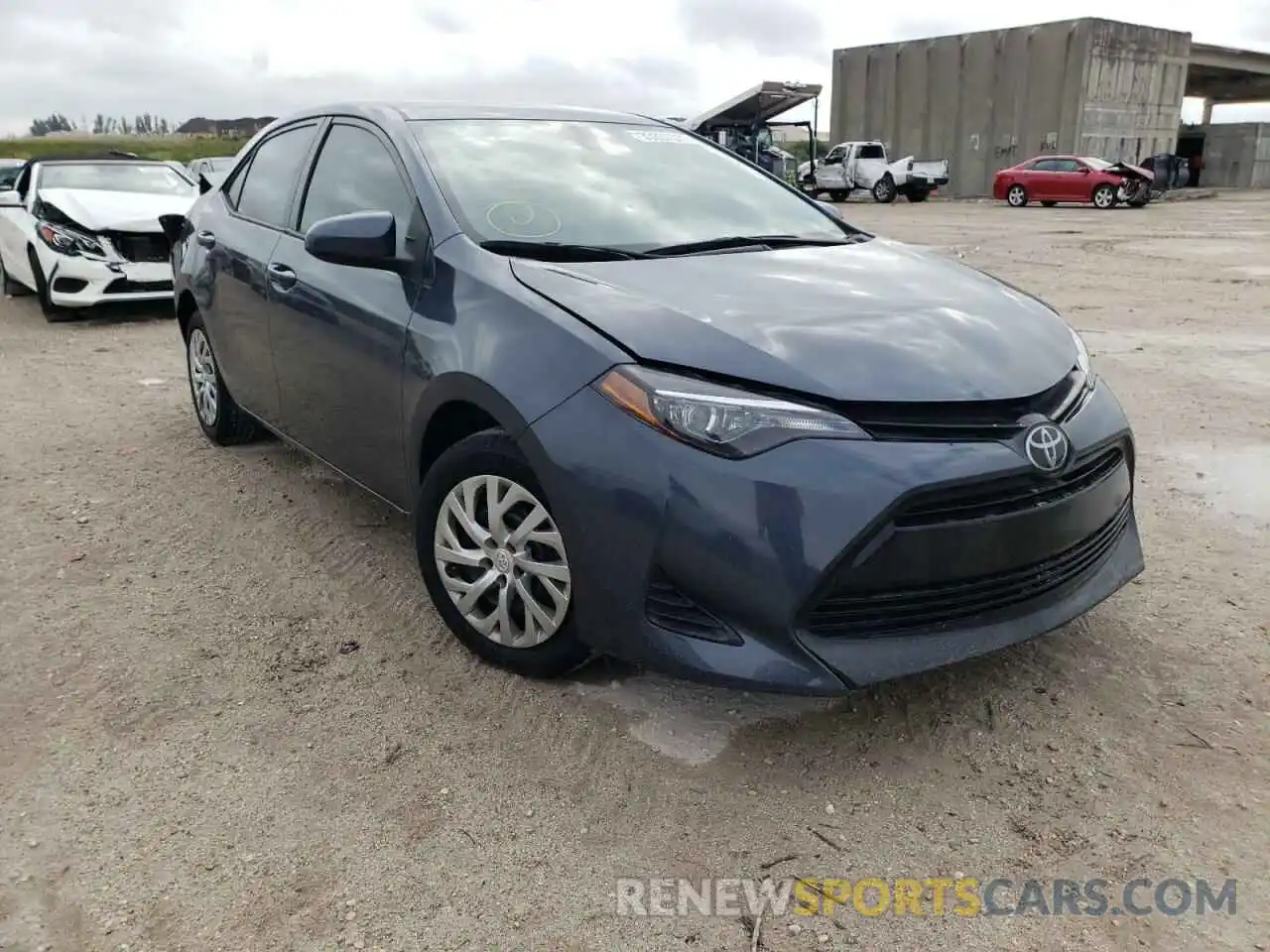 1 Photograph of a damaged car 2T1BURHE2KC219097 TOYOTA COROLLA 2019