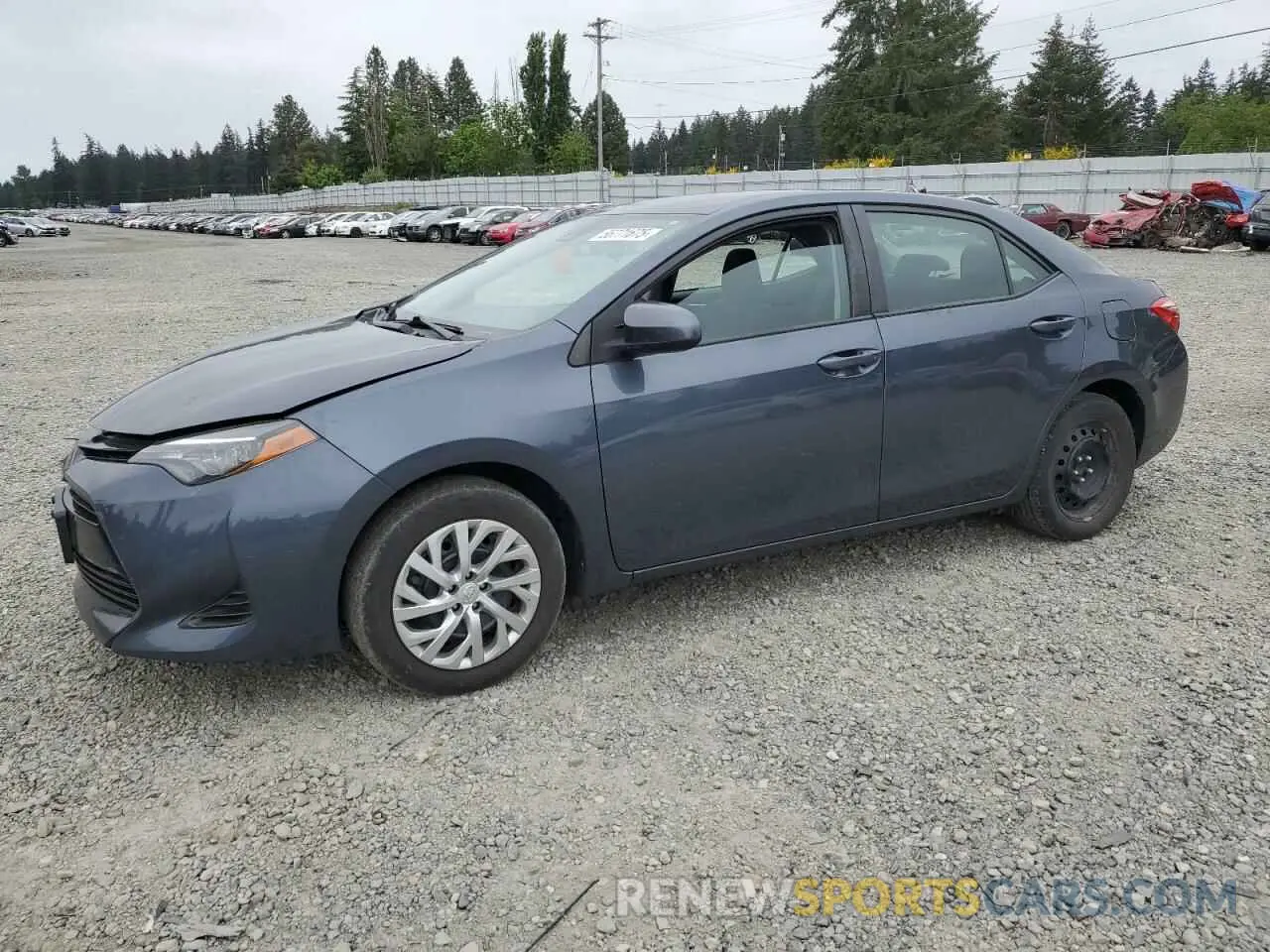 1 Photograph of a damaged car 2T1BURHE2KC224803 TOYOTA COROLLA 2019