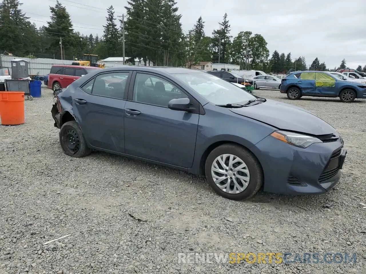 4 Photograph of a damaged car 2T1BURHE2KC224803 TOYOTA COROLLA 2019