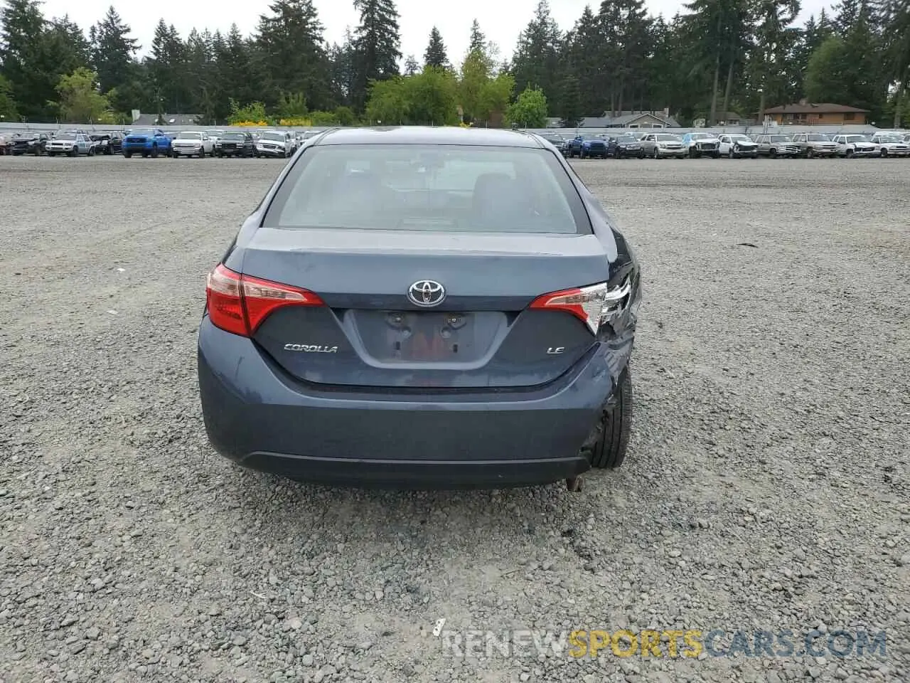 6 Photograph of a damaged car 2T1BURHE2KC224803 TOYOTA COROLLA 2019