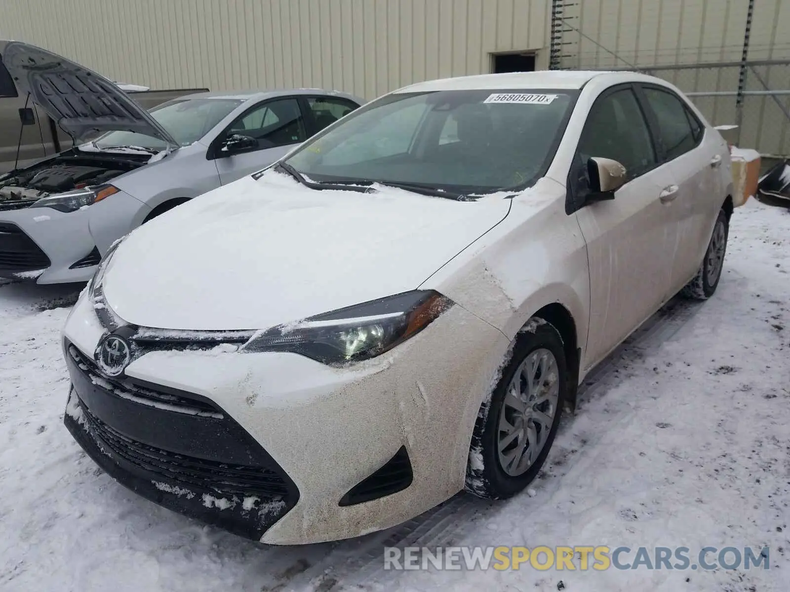 2 Photograph of a damaged car 2T1BURHE2KC227197 TOYOTA COROLLA 2019