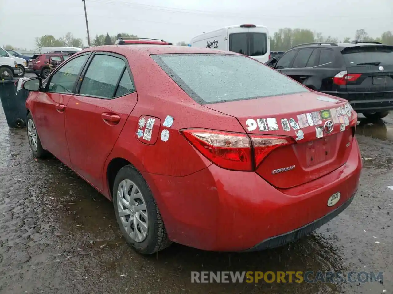 3 Photograph of a damaged car 2T1BURHE2KC230178 TOYOTA COROLLA 2019