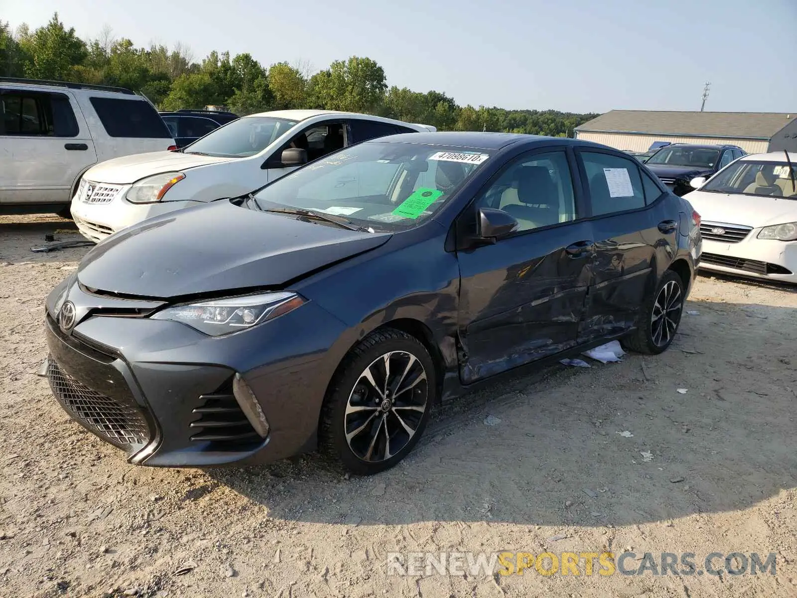 2 Photograph of a damaged car 2T1BURHE2KC232397 TOYOTA COROLLA 2019