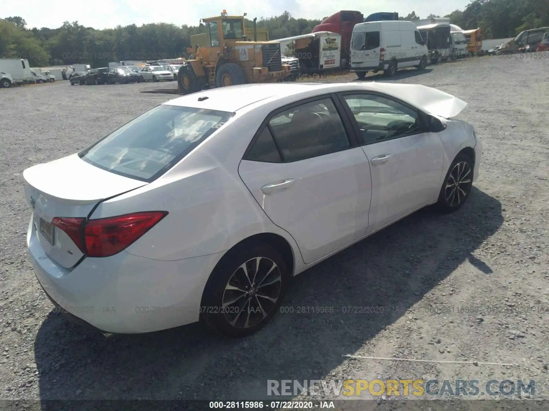 4 Photograph of a damaged car 2T1BURHE2KC234778 TOYOTA COROLLA 2019