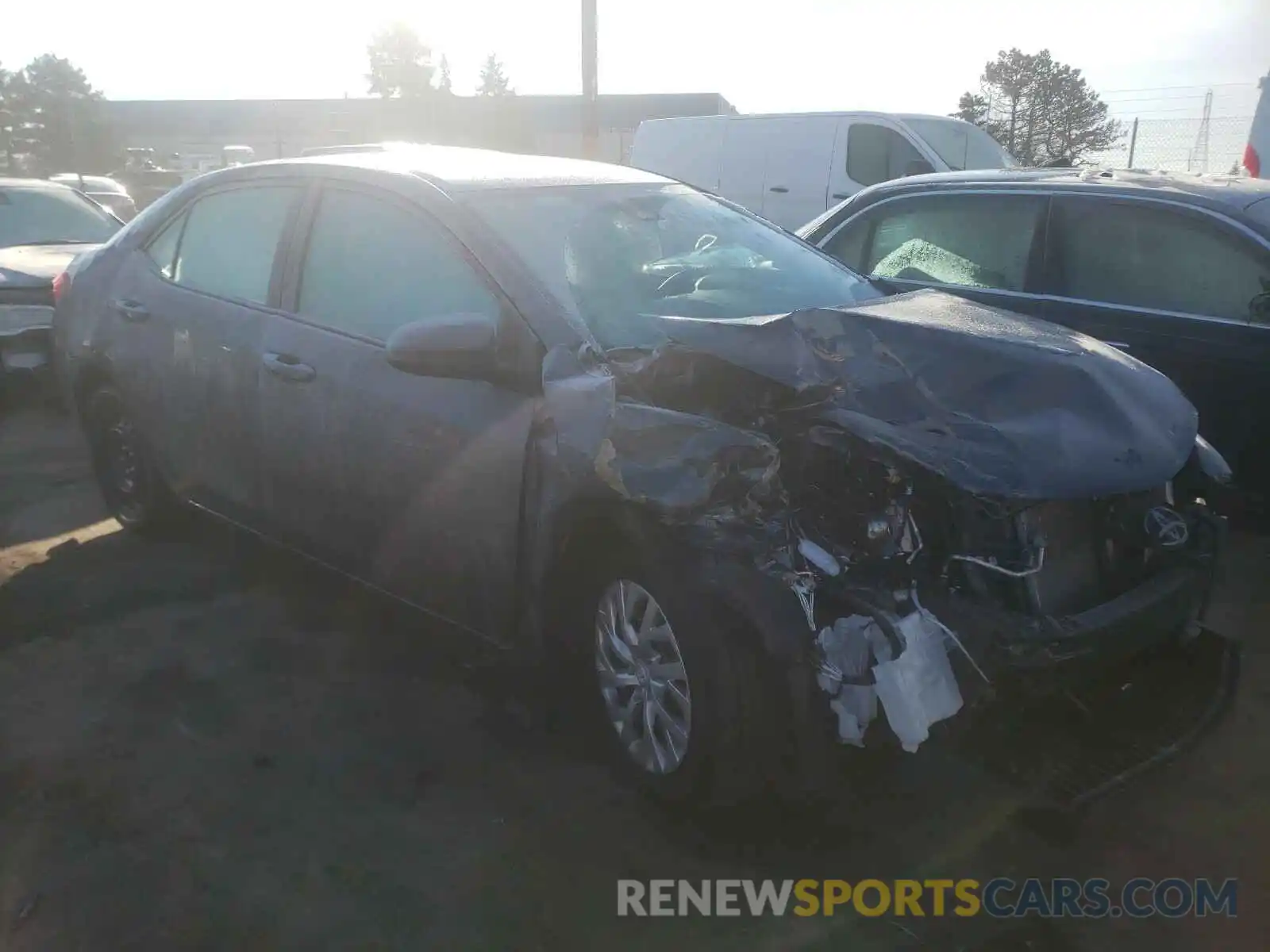 1 Photograph of a damaged car 2T1BURHE2KC238622 TOYOTA COROLLA 2019