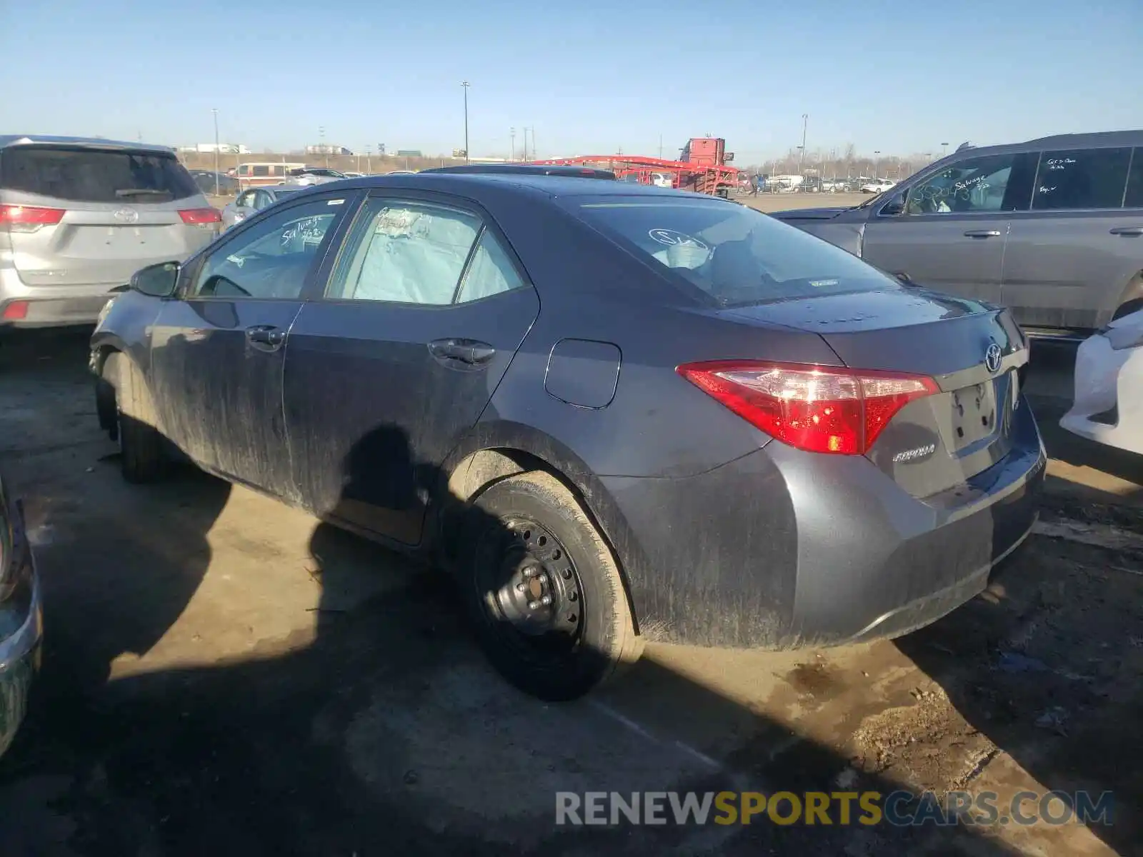 3 Photograph of a damaged car 2T1BURHE2KC238622 TOYOTA COROLLA 2019