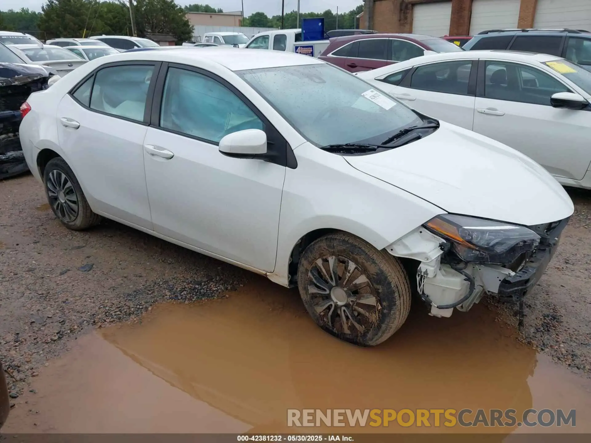 1 Photograph of a damaged car 2T1BURHE2KC240967 TOYOTA COROLLA 2019