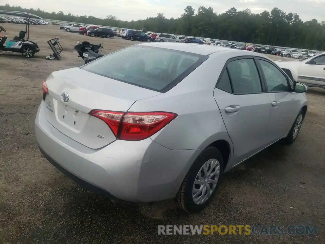 4 Photograph of a damaged car 2T1BURHE2KC241553 TOYOTA COROLLA 2019