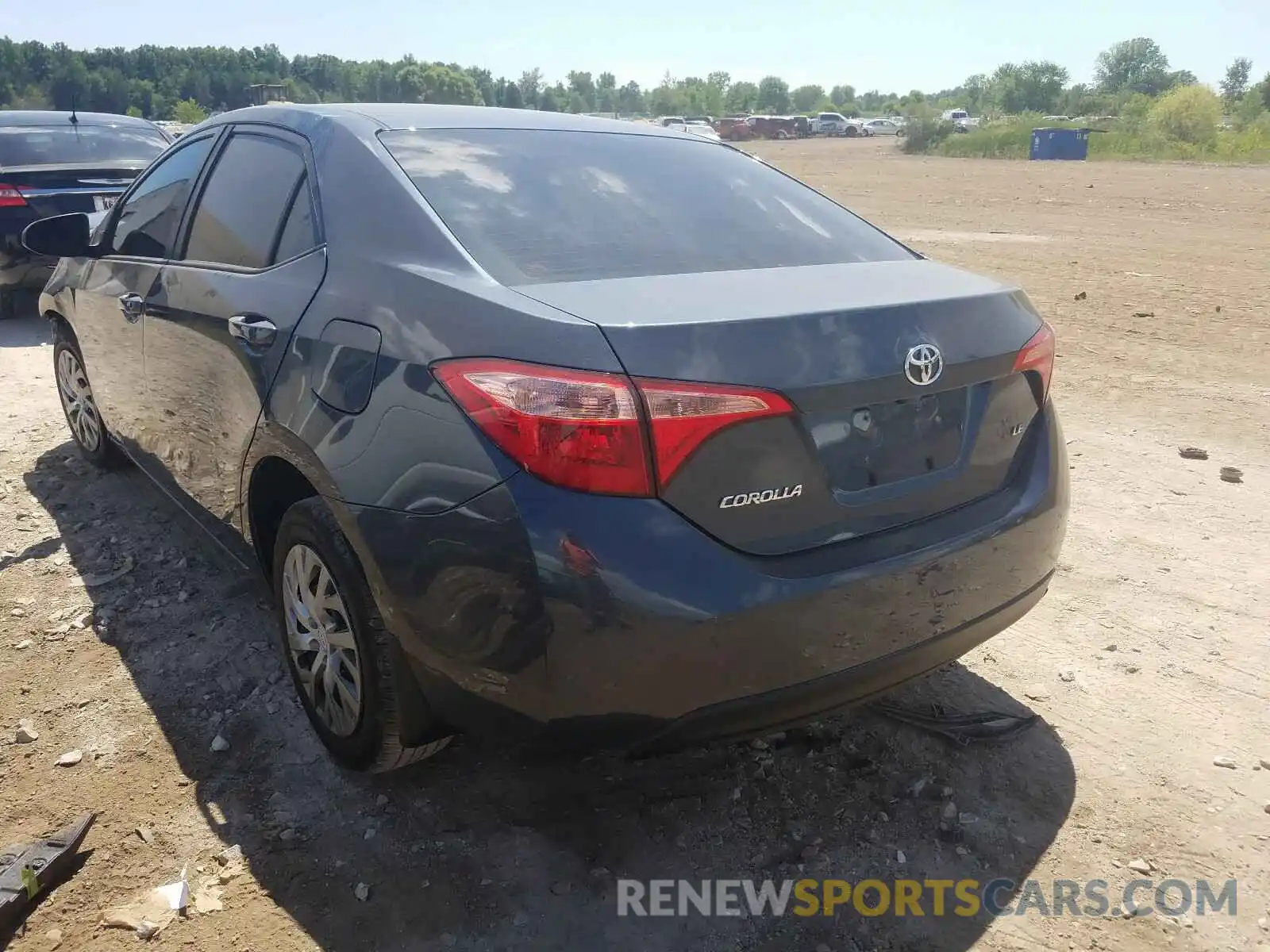 3 Photograph of a damaged car 2T1BURHE2KC244873 TOYOTA COROLLA 2019