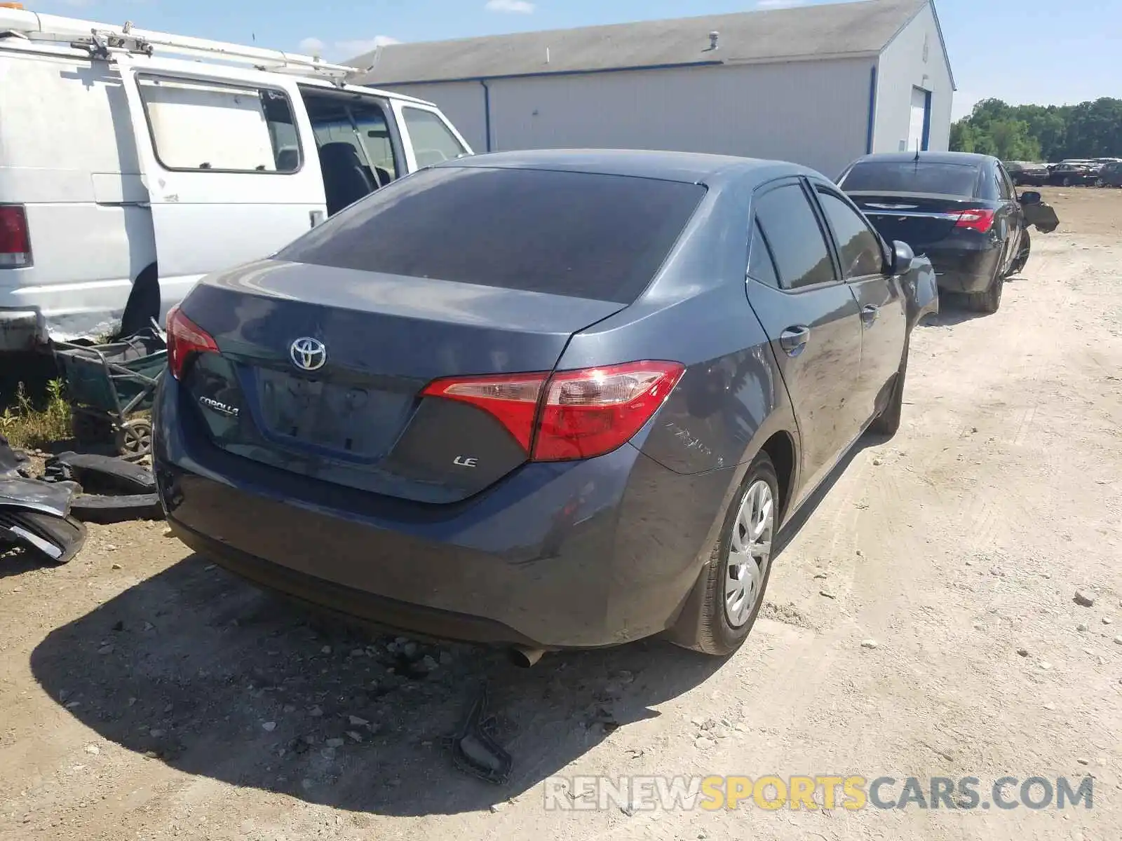 4 Photograph of a damaged car 2T1BURHE2KC244873 TOYOTA COROLLA 2019