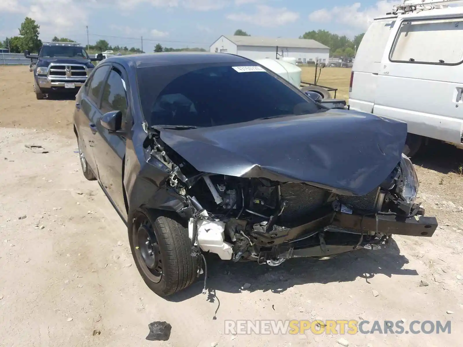 9 Photograph of a damaged car 2T1BURHE2KC244873 TOYOTA COROLLA 2019