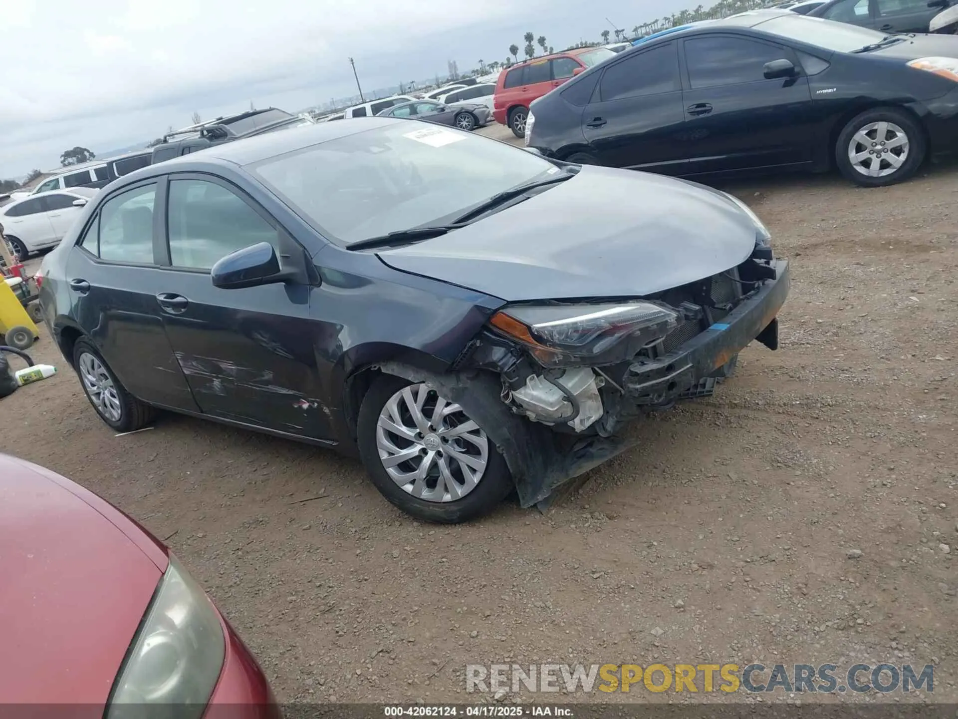 1 Photograph of a damaged car 2T1BURHE3KC125830 TOYOTA COROLLA 2019