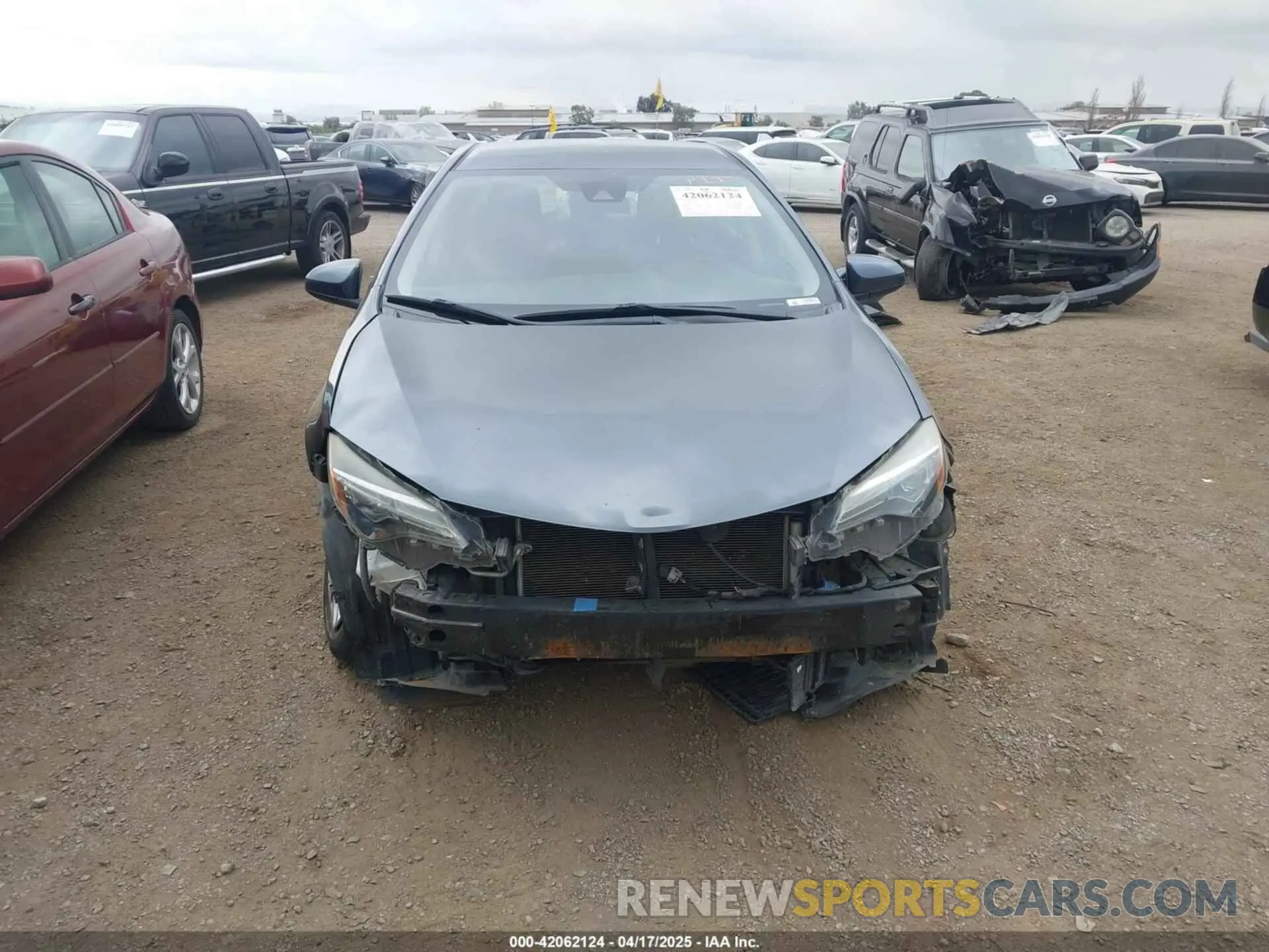 6 Photograph of a damaged car 2T1BURHE3KC125830 TOYOTA COROLLA 2019