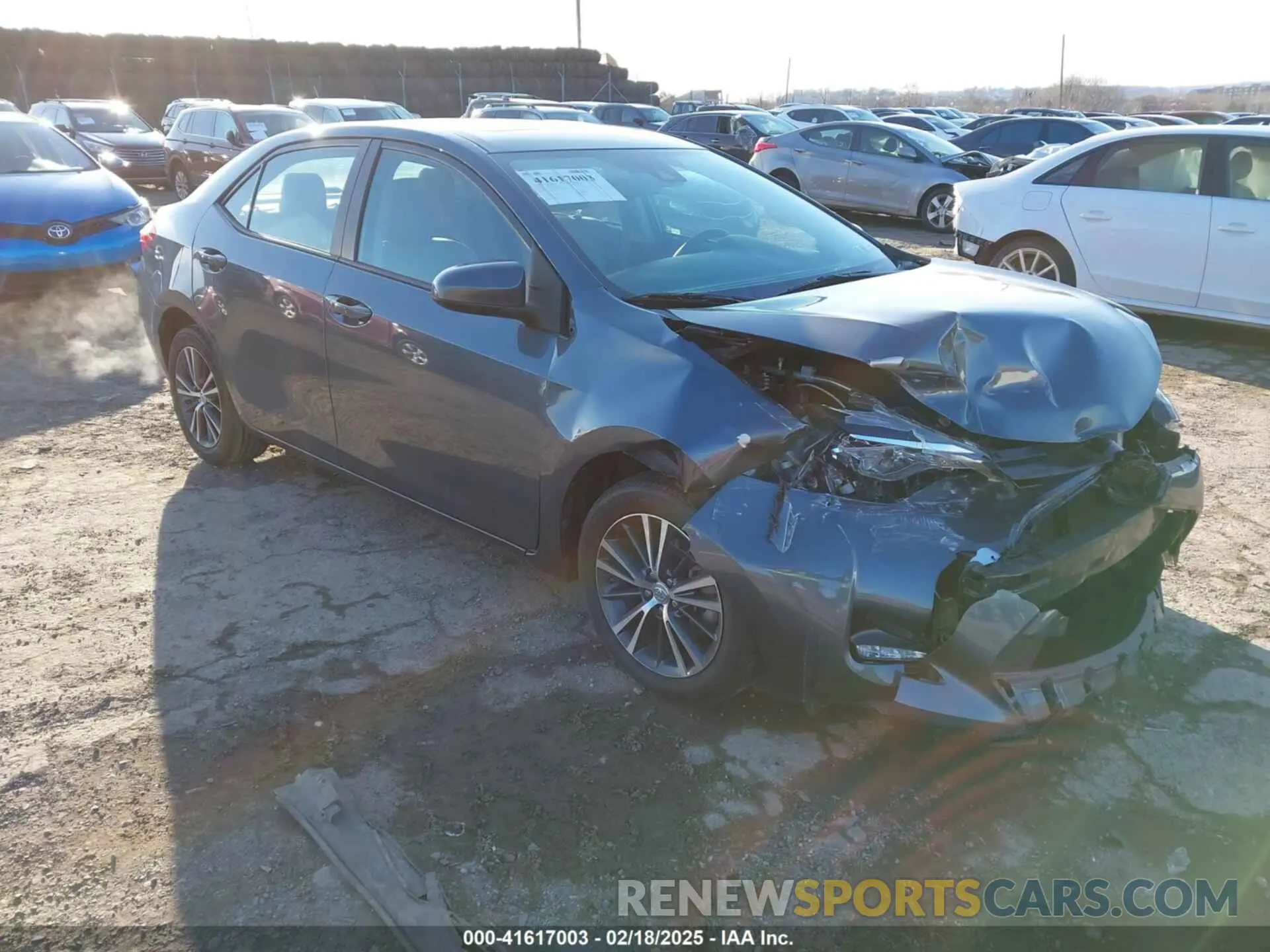 1 Photograph of a damaged car 2T1BURHE3KC131918 TOYOTA COROLLA 2019