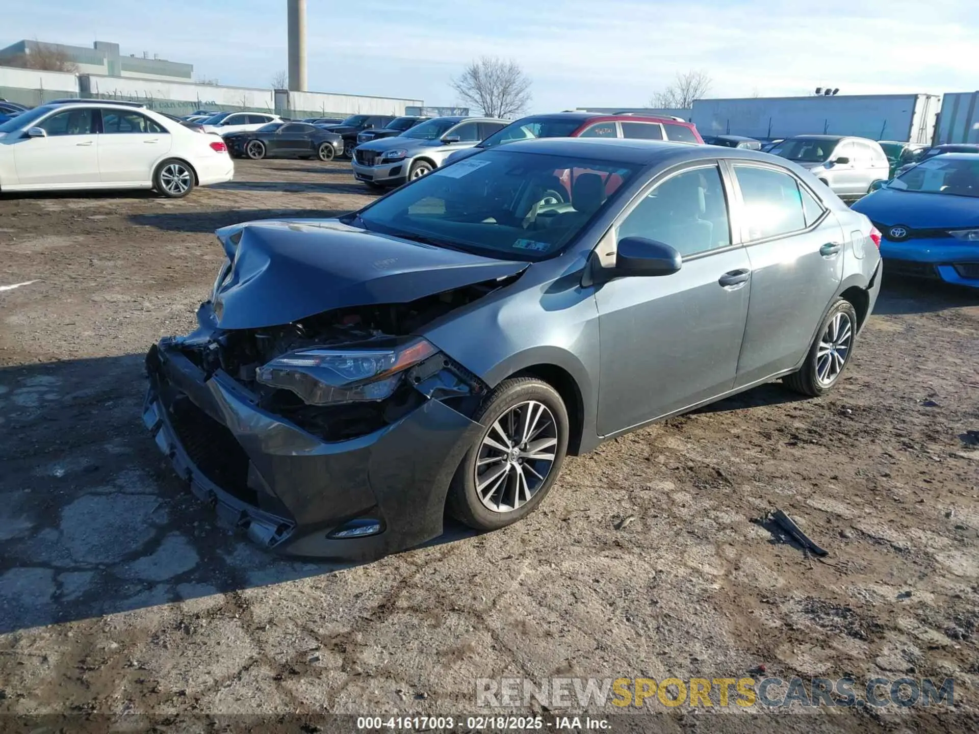 2 Photograph of a damaged car 2T1BURHE3KC131918 TOYOTA COROLLA 2019