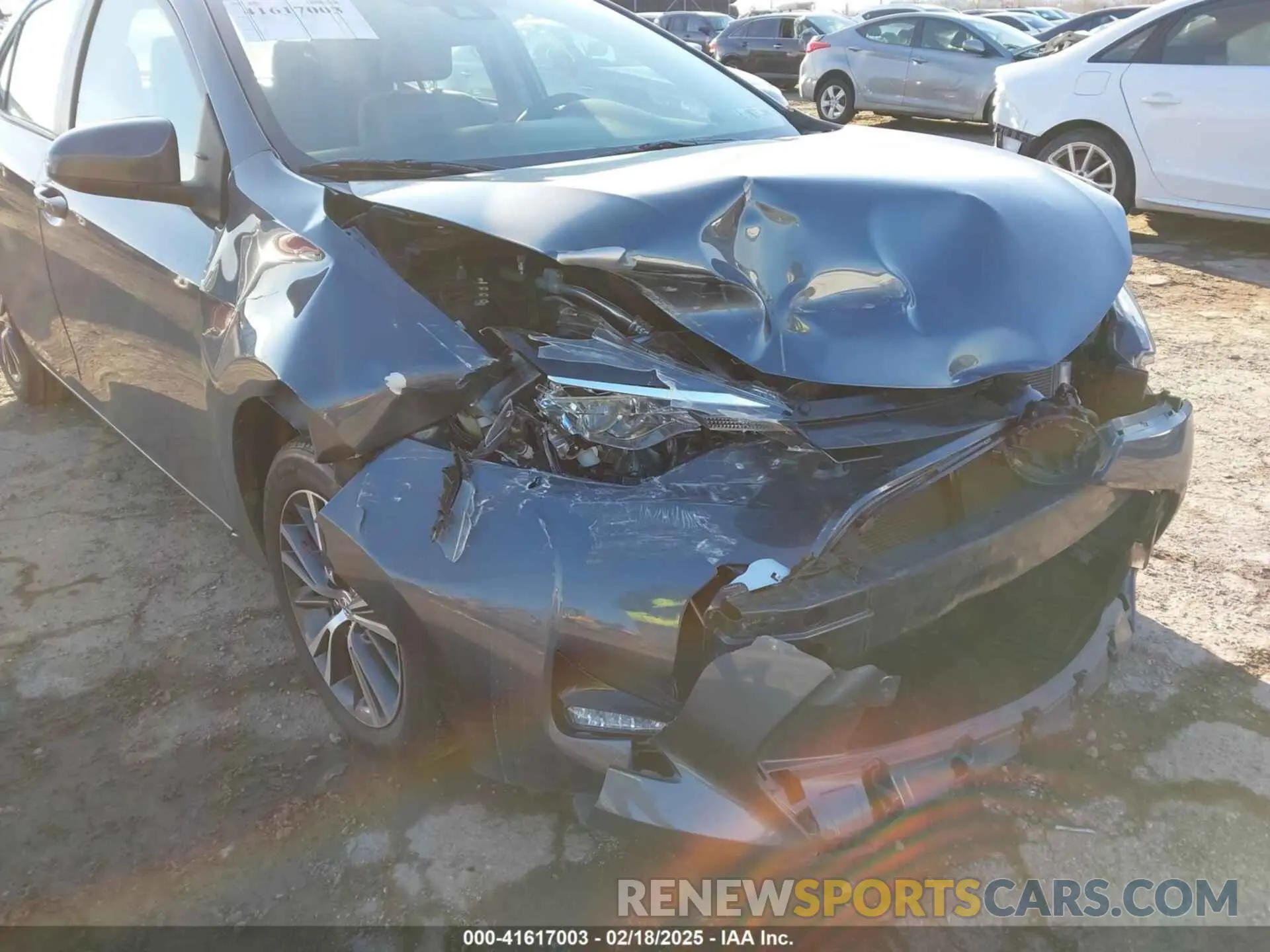 6 Photograph of a damaged car 2T1BURHE3KC131918 TOYOTA COROLLA 2019