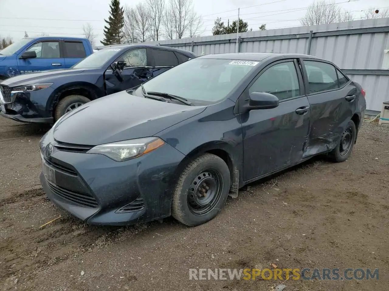 1 Photograph of a damaged car 2T1BURHE3KC138853 TOYOTA COROLLA 2019