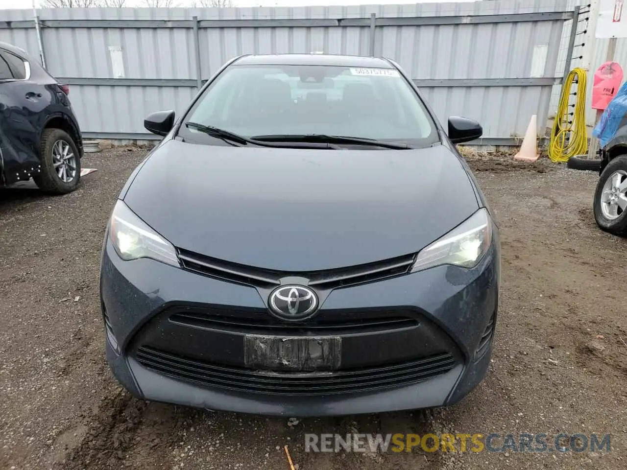 5 Photograph of a damaged car 2T1BURHE3KC138853 TOYOTA COROLLA 2019