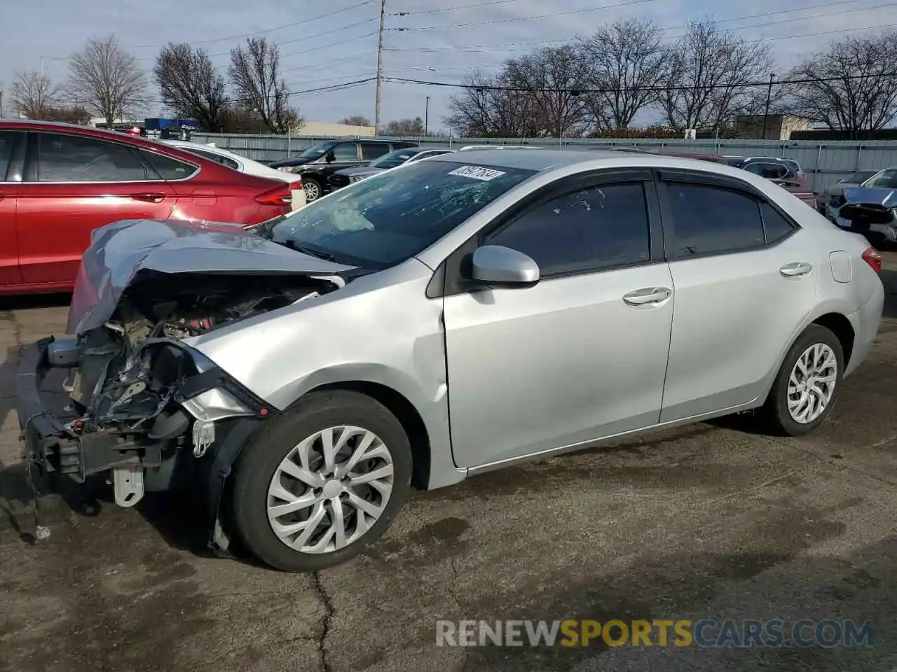 1 Photograph of a damaged car 2T1BURHE3KC140487 TOYOTA COROLLA 2019