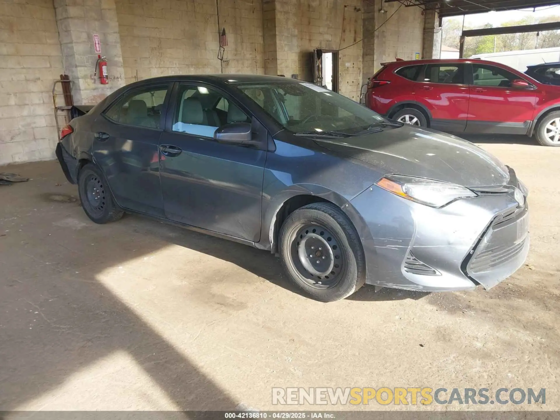 1 Photograph of a damaged car 2T1BURHE3KC143616 TOYOTA COROLLA 2019