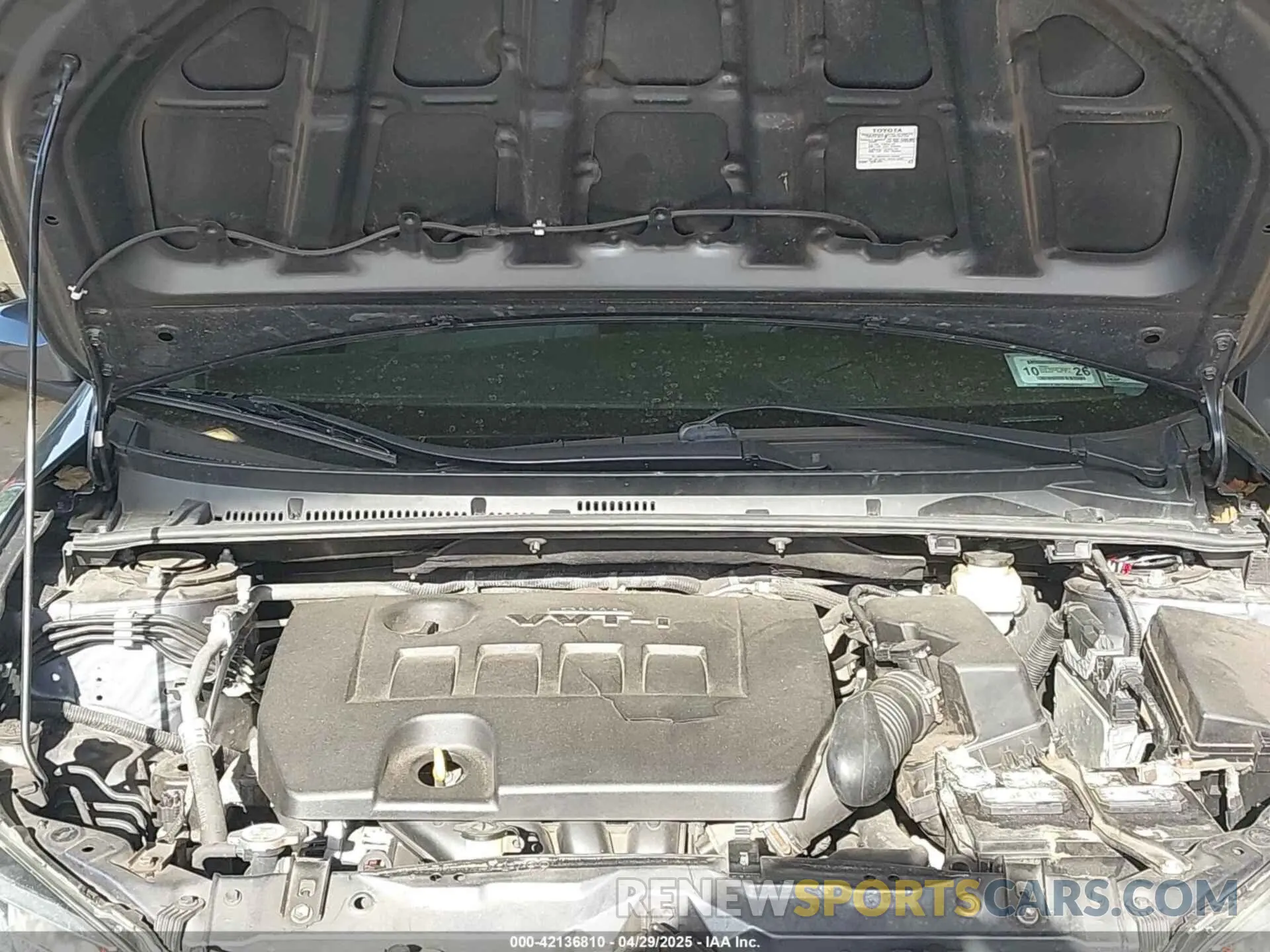 10 Photograph of a damaged car 2T1BURHE3KC143616 TOYOTA COROLLA 2019
