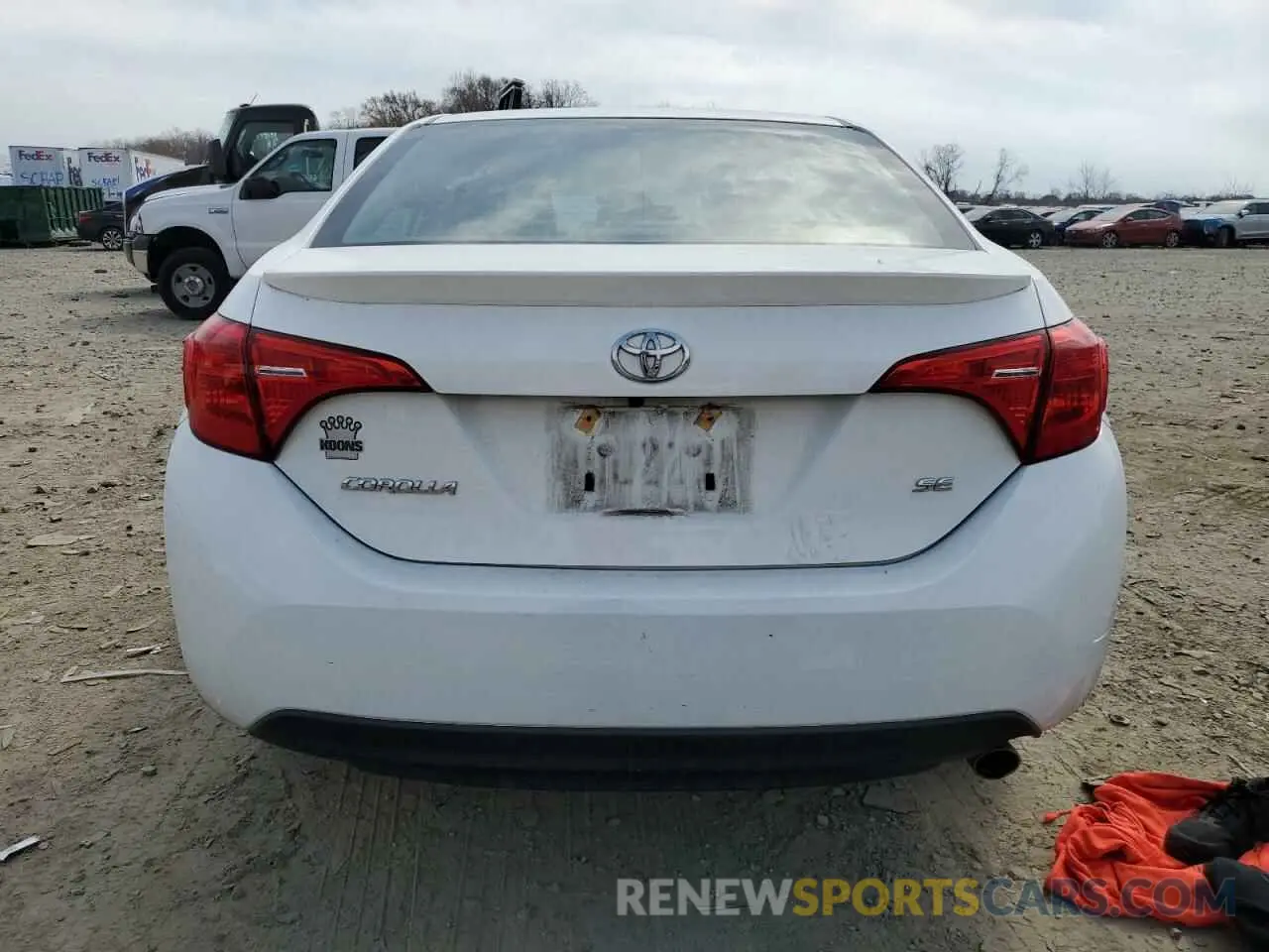 6 Photograph of a damaged car 2T1BURHE3KC144667 TOYOTA COROLLA 2019