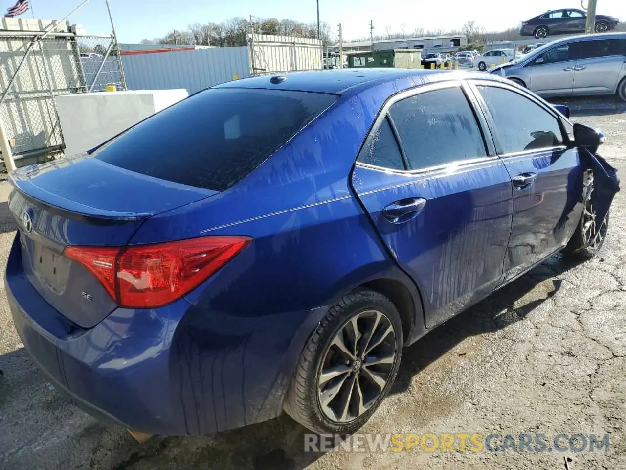 3 Photograph of a damaged car 2T1BURHE3KC146208 TOYOTA COROLLA 2019
