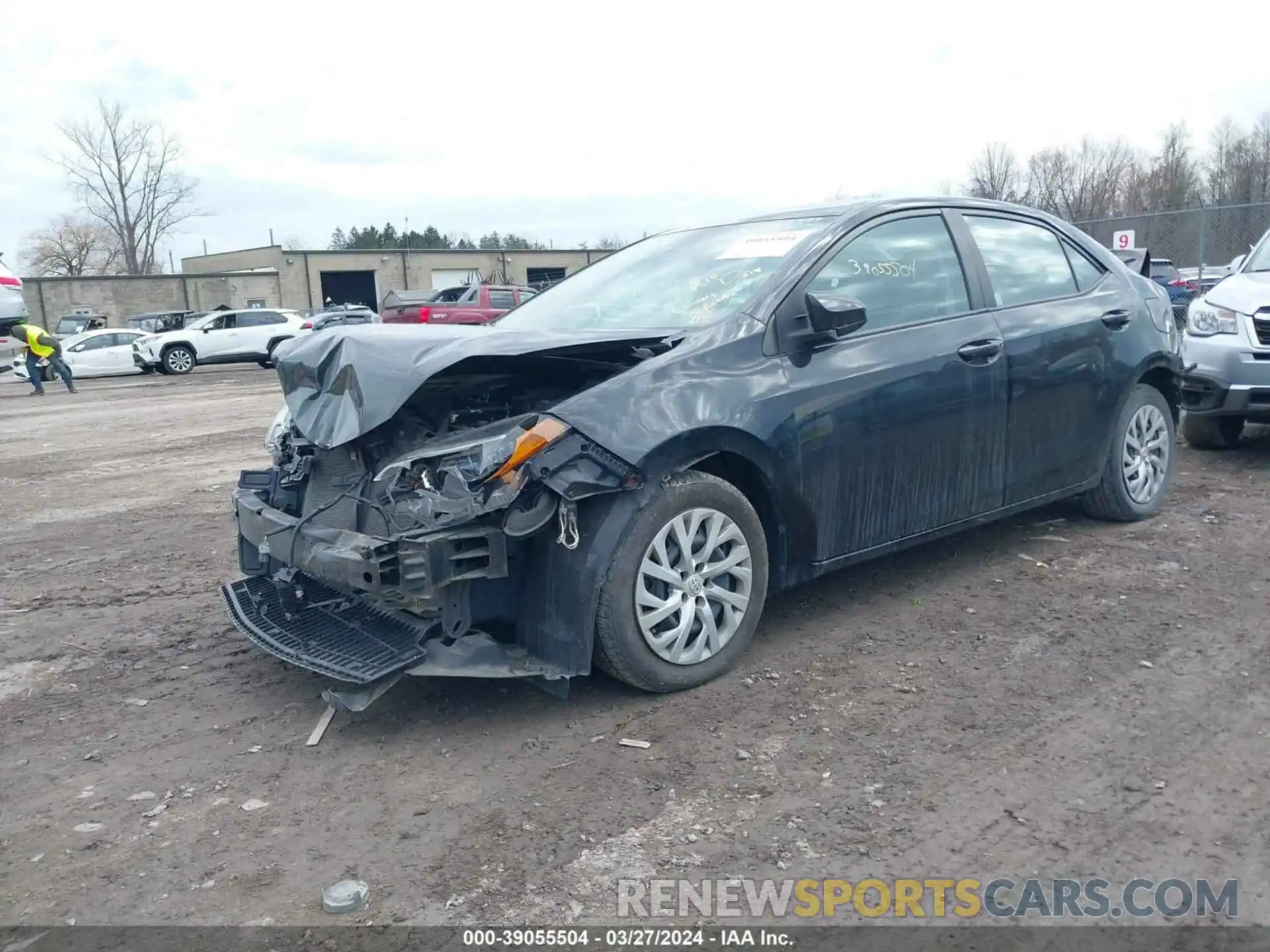 2 Photograph of a damaged car 2T1BURHE3KC147066 TOYOTA COROLLA 2019