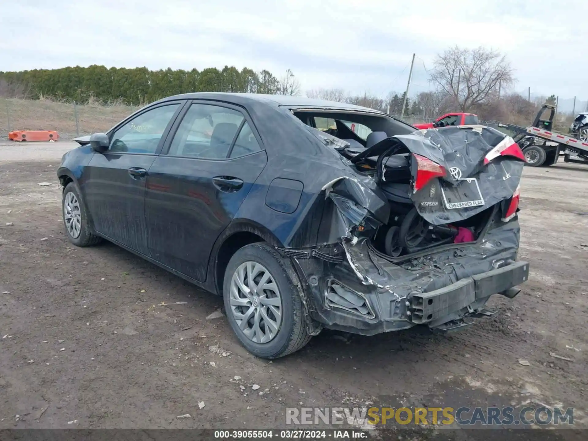 3 Photograph of a damaged car 2T1BURHE3KC147066 TOYOTA COROLLA 2019