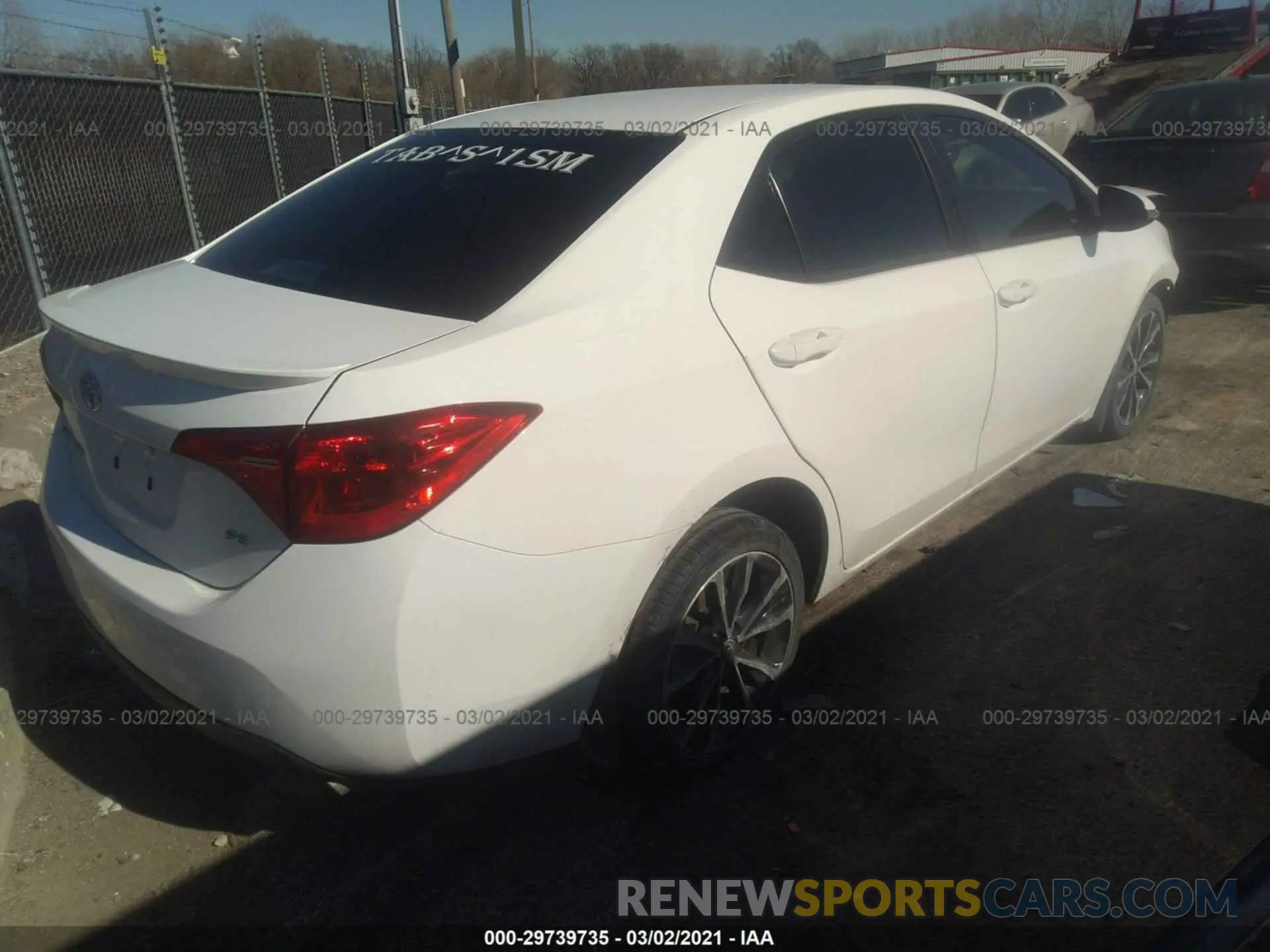 4 Photograph of a damaged car 2T1BURHE3KC148539 TOYOTA COROLLA 2019