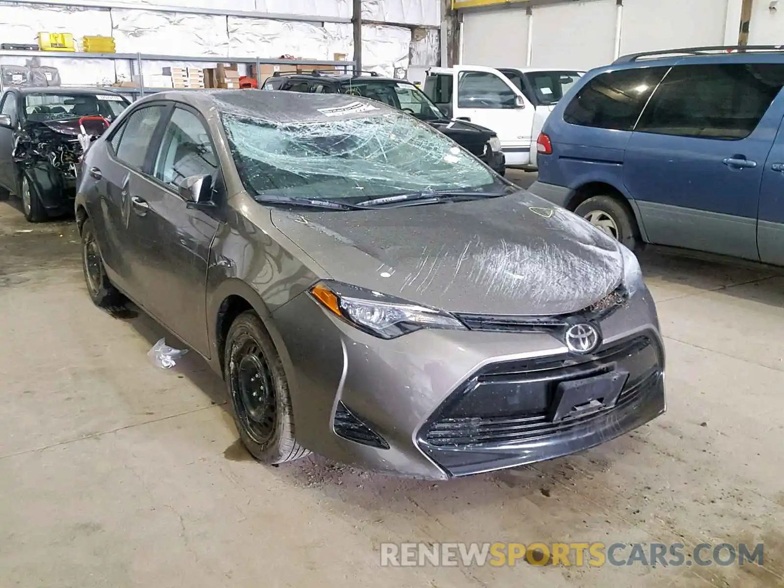 1 Photograph of a damaged car 2T1BURHE3KC149870 TOYOTA COROLLA 2019