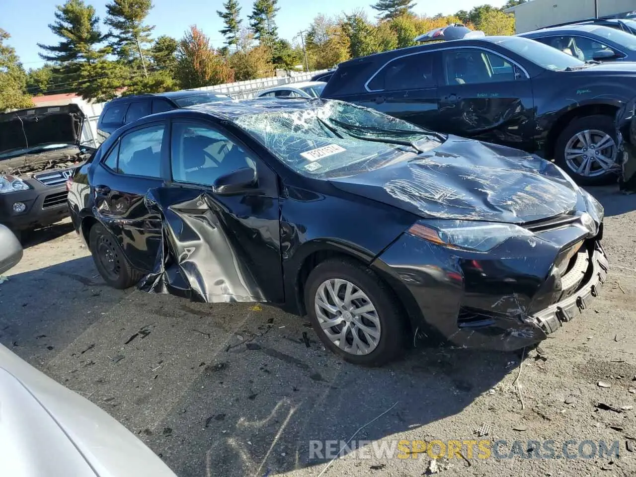 4 Photograph of a damaged car 2T1BURHE3KC150243 TOYOTA COROLLA 2019