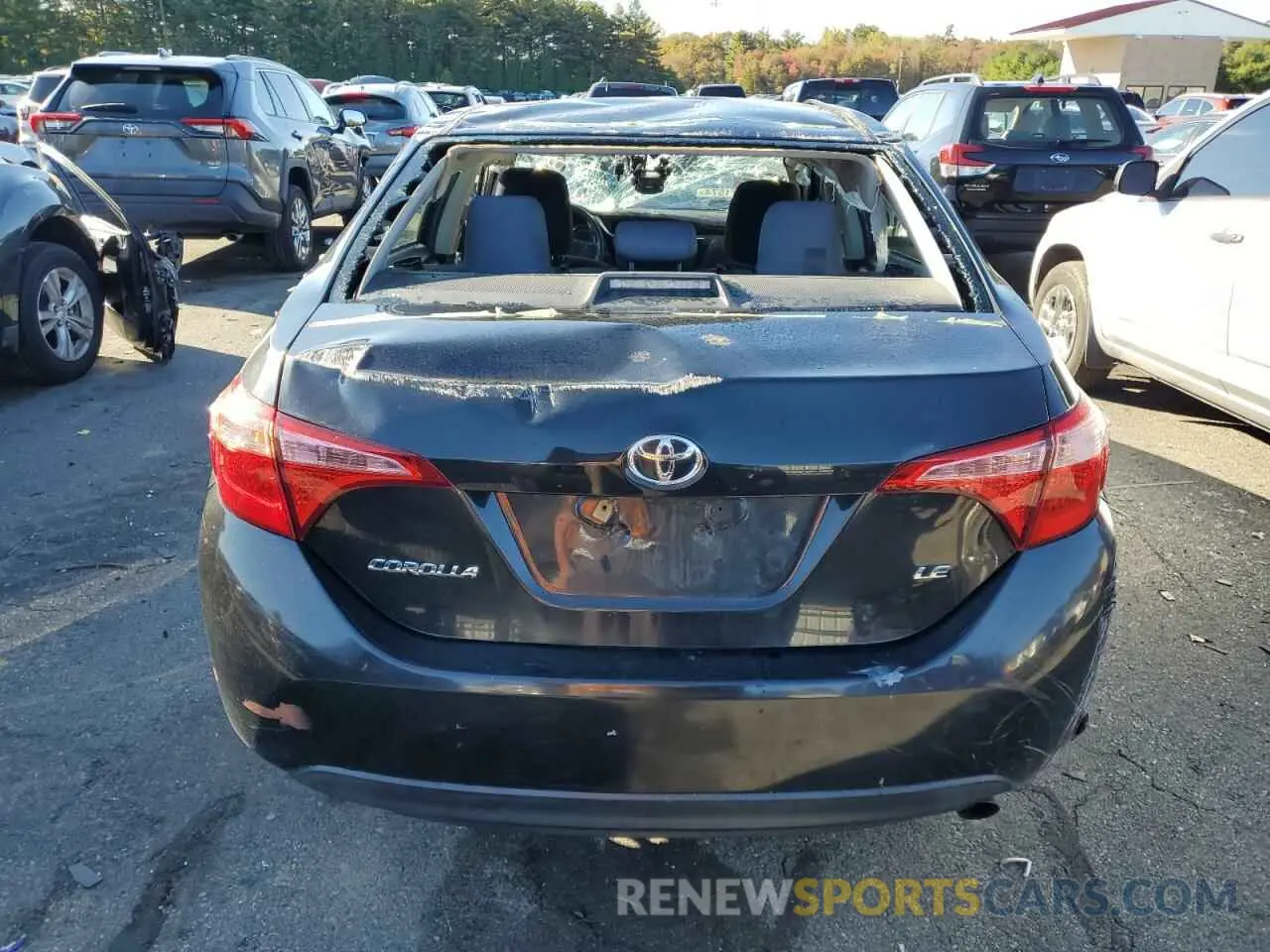 6 Photograph of a damaged car 2T1BURHE3KC150243 TOYOTA COROLLA 2019