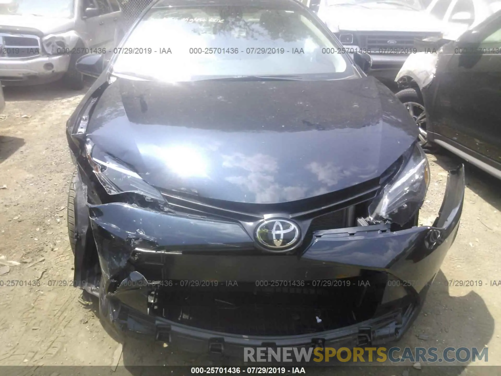 6 Photograph of a damaged car 2T1BURHE3KC153028 TOYOTA COROLLA 2019