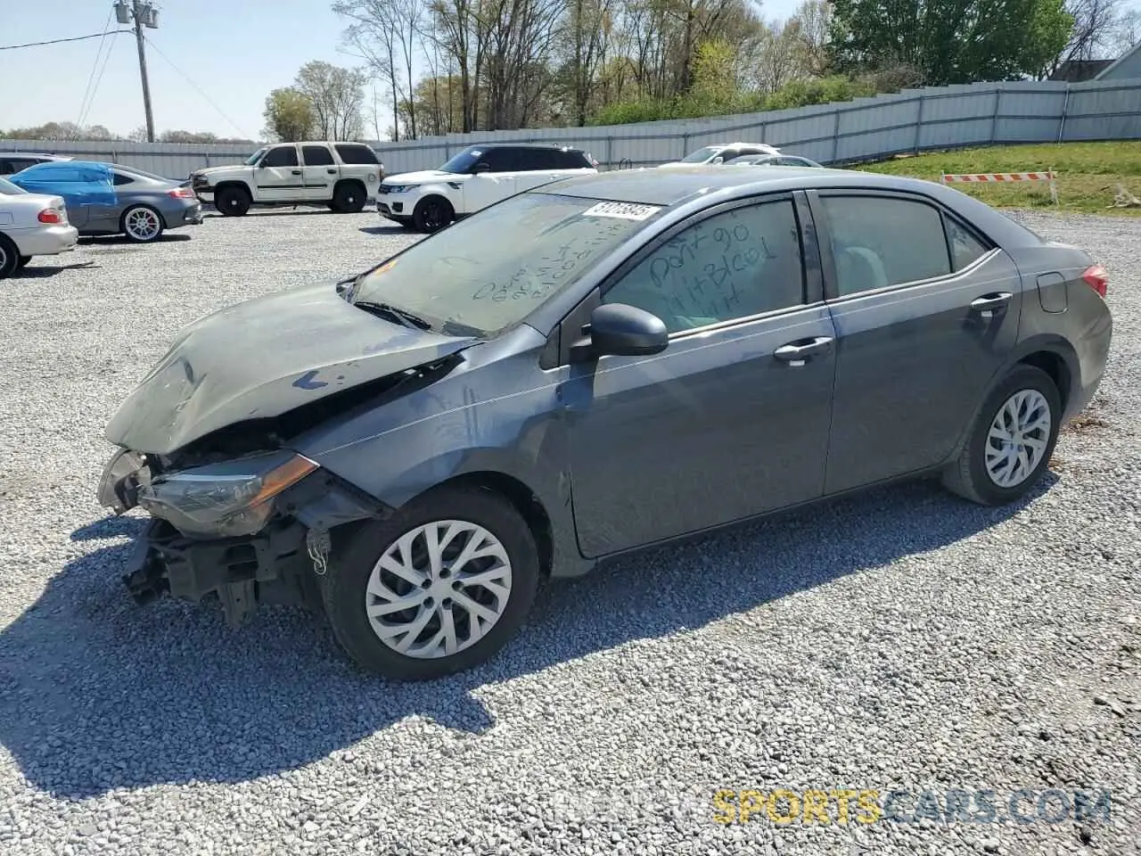 1 Photograph of a damaged car 2T1BURHE3KC154454 TOYOTA COROLLA 2019
