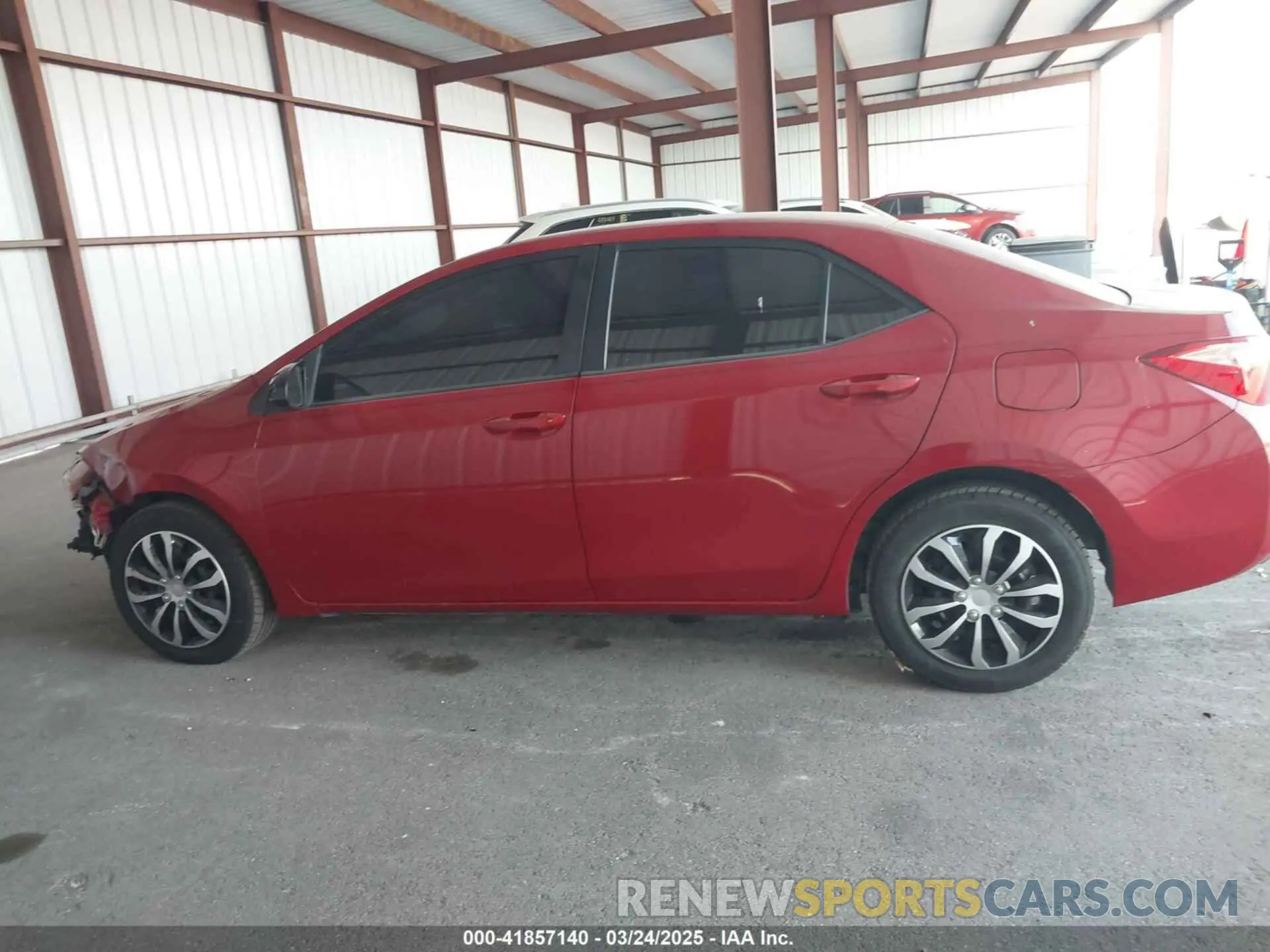 14 Photograph of a damaged car 2T1BURHE3KC157127 TOYOTA COROLLA 2019