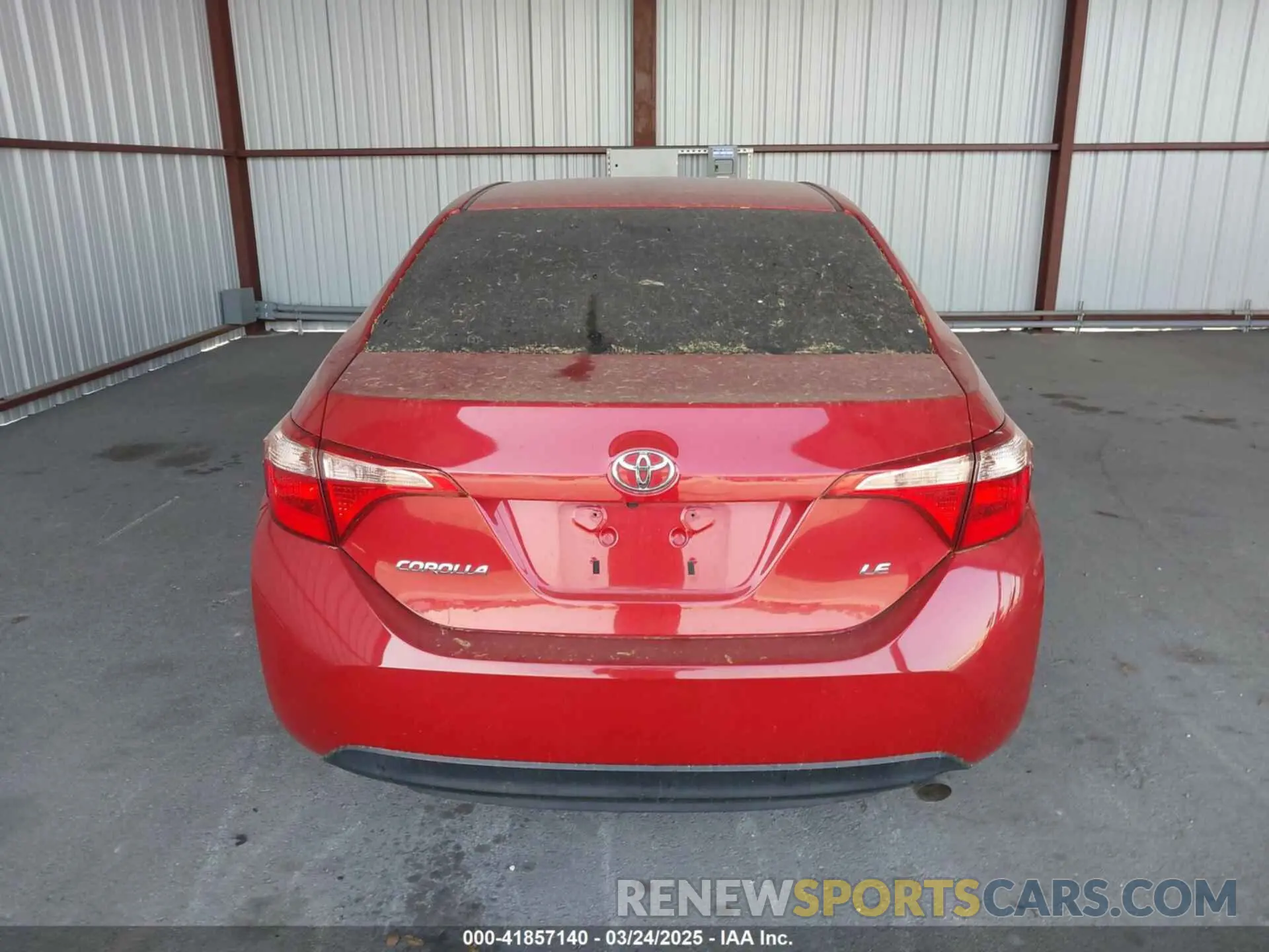 16 Photograph of a damaged car 2T1BURHE3KC157127 TOYOTA COROLLA 2019