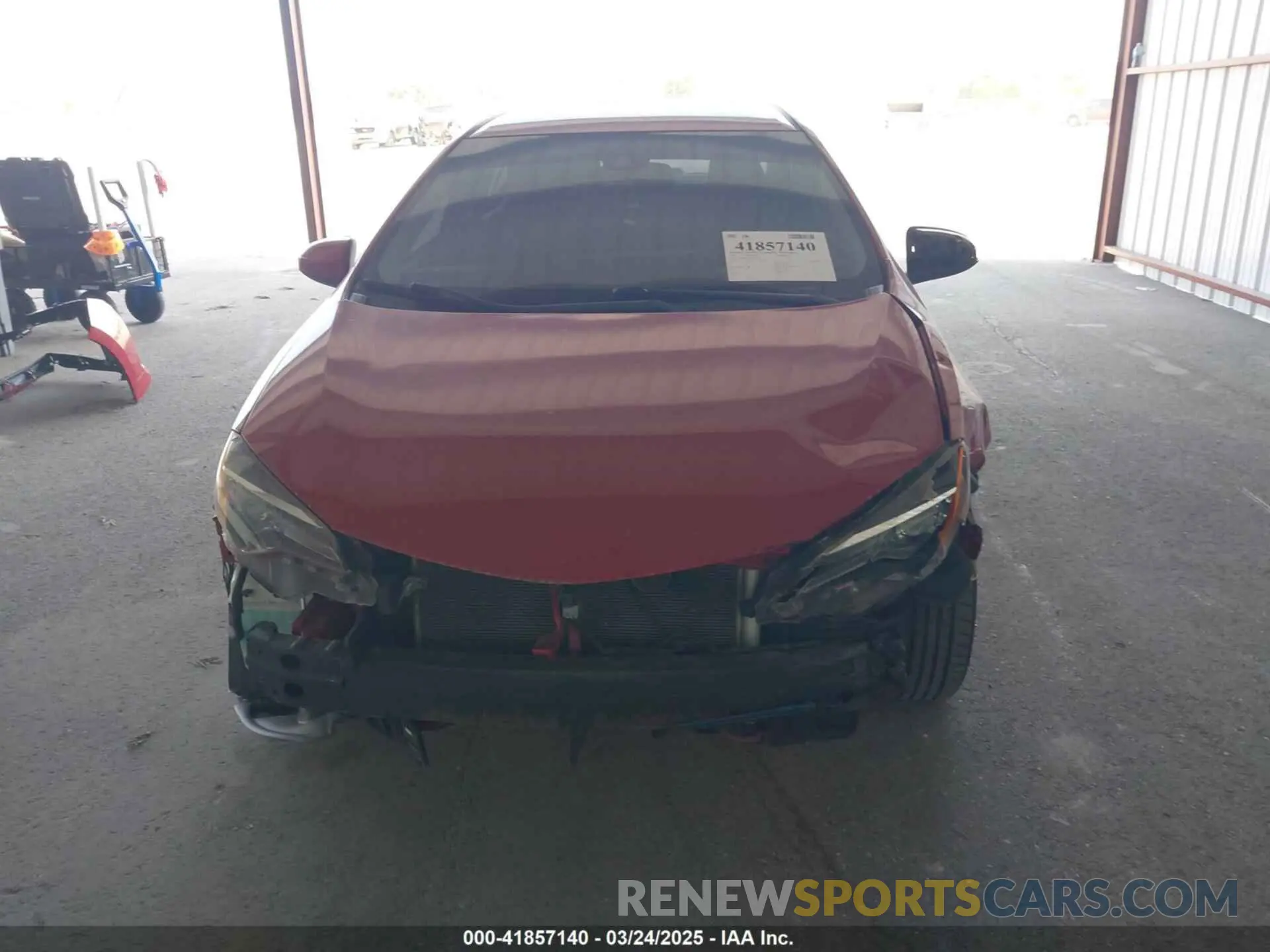 6 Photograph of a damaged car 2T1BURHE3KC157127 TOYOTA COROLLA 2019
