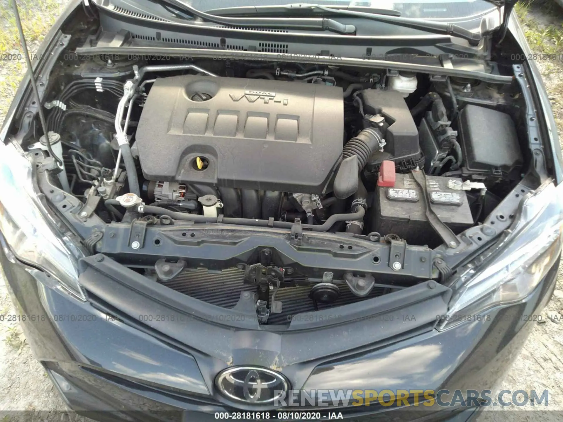 10 Photograph of a damaged car 2T1BURHE3KC157371 TOYOTA COROLLA 2019