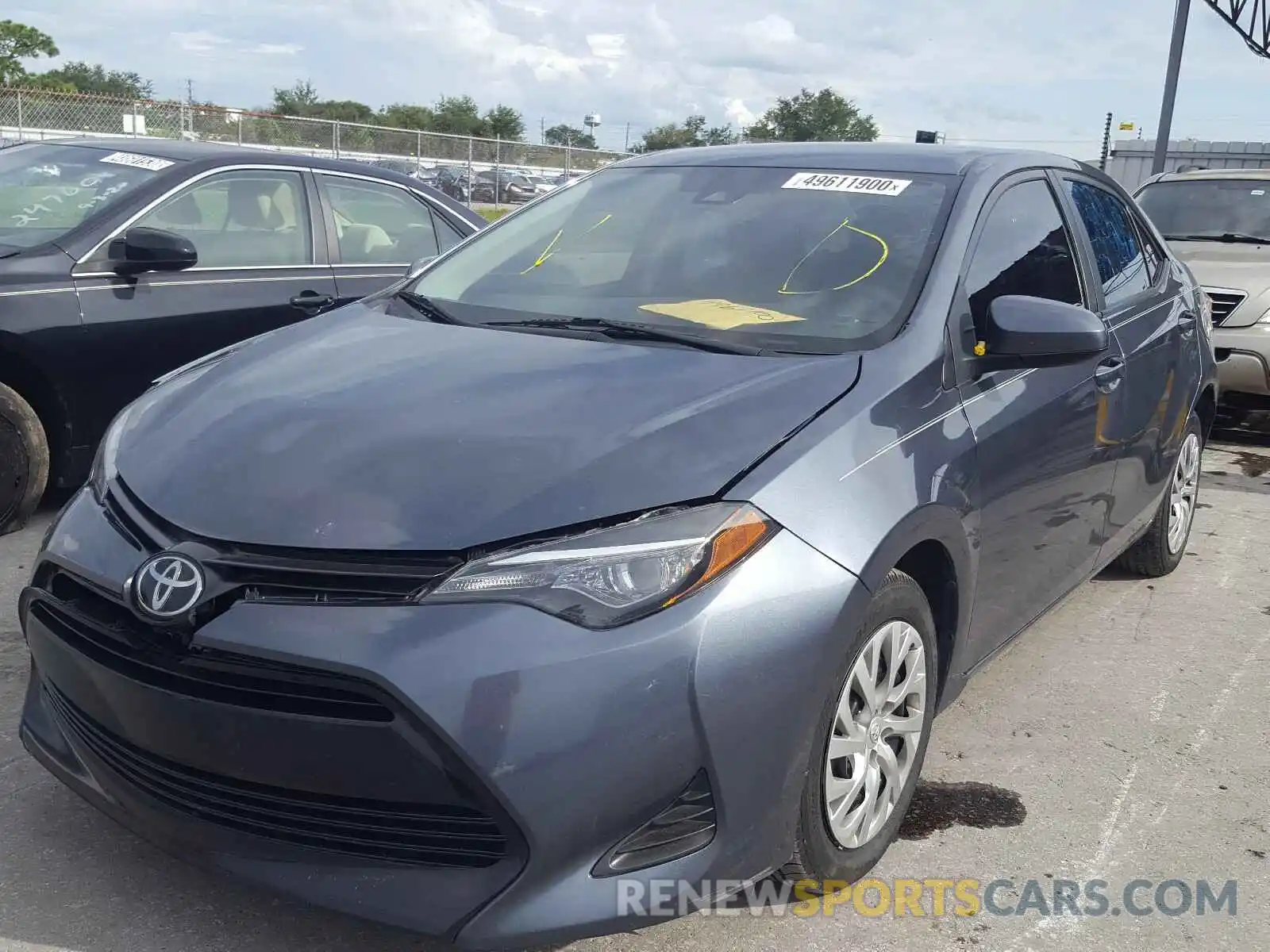 2 Photograph of a damaged car 2T1BURHE3KC160092 TOYOTA COROLLA 2019