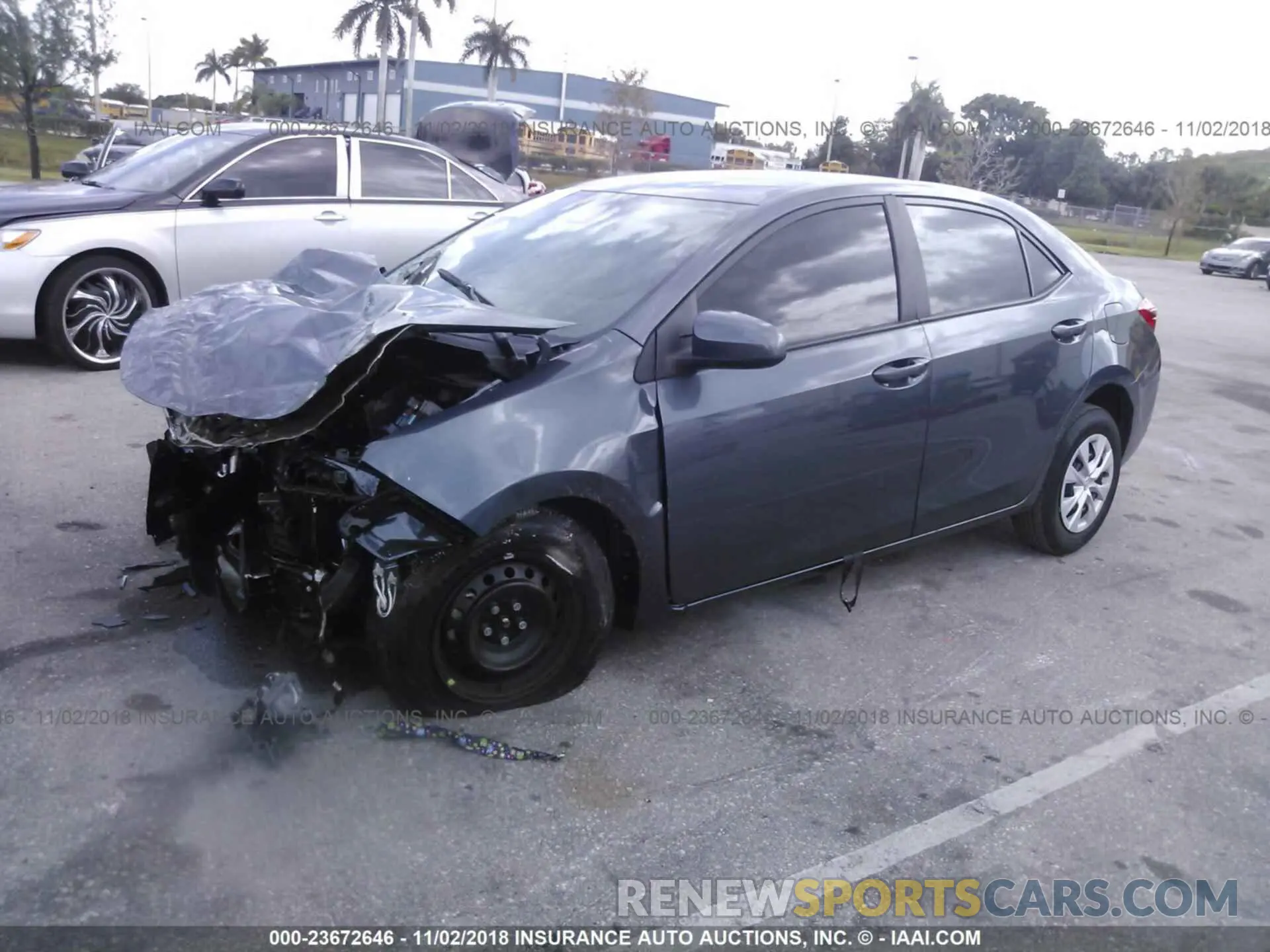 2 Photograph of a damaged car 2T1BURHE3KC160397 TOYOTA COROLLA 2019