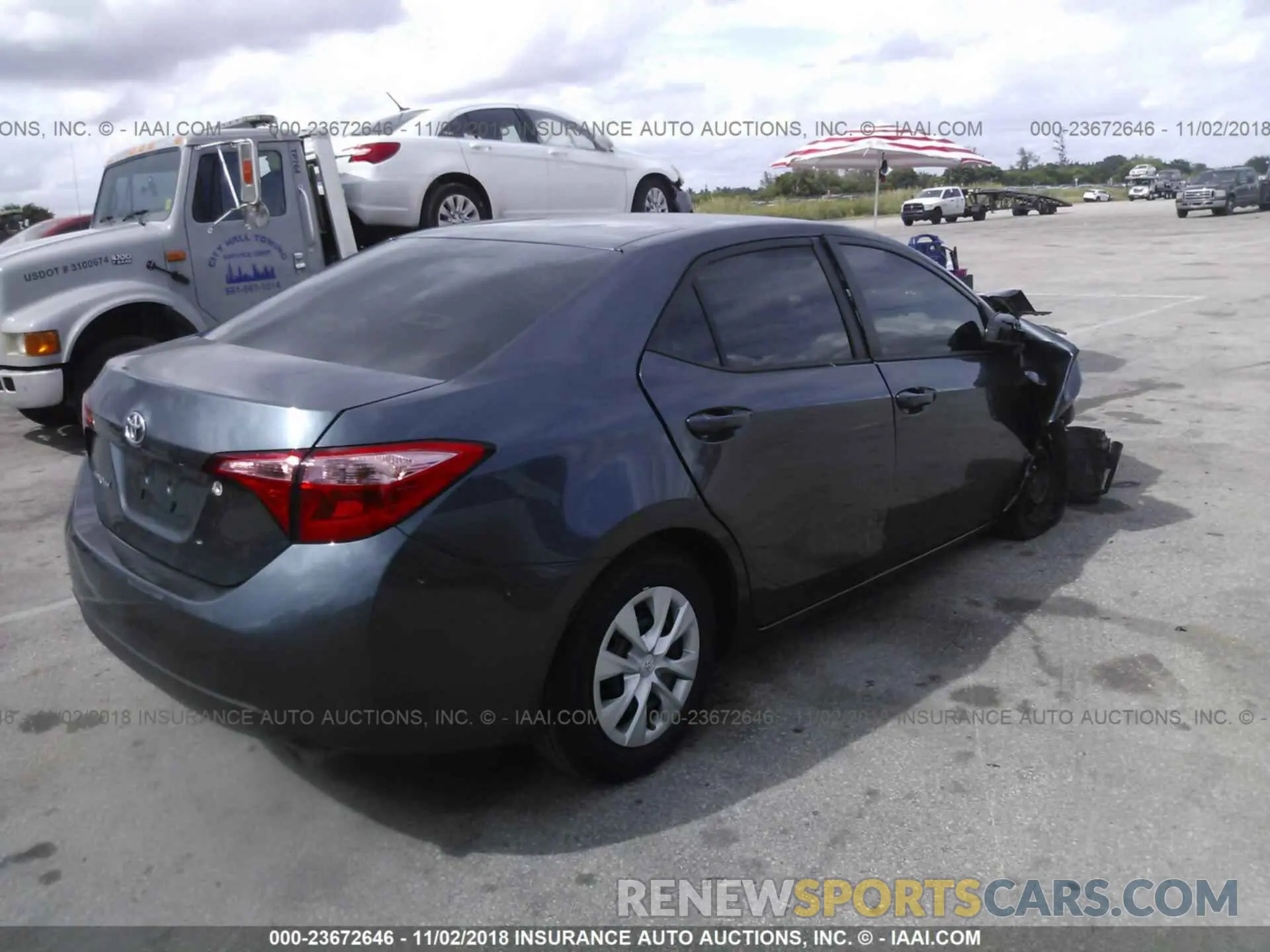 4 Photograph of a damaged car 2T1BURHE3KC160397 TOYOTA COROLLA 2019