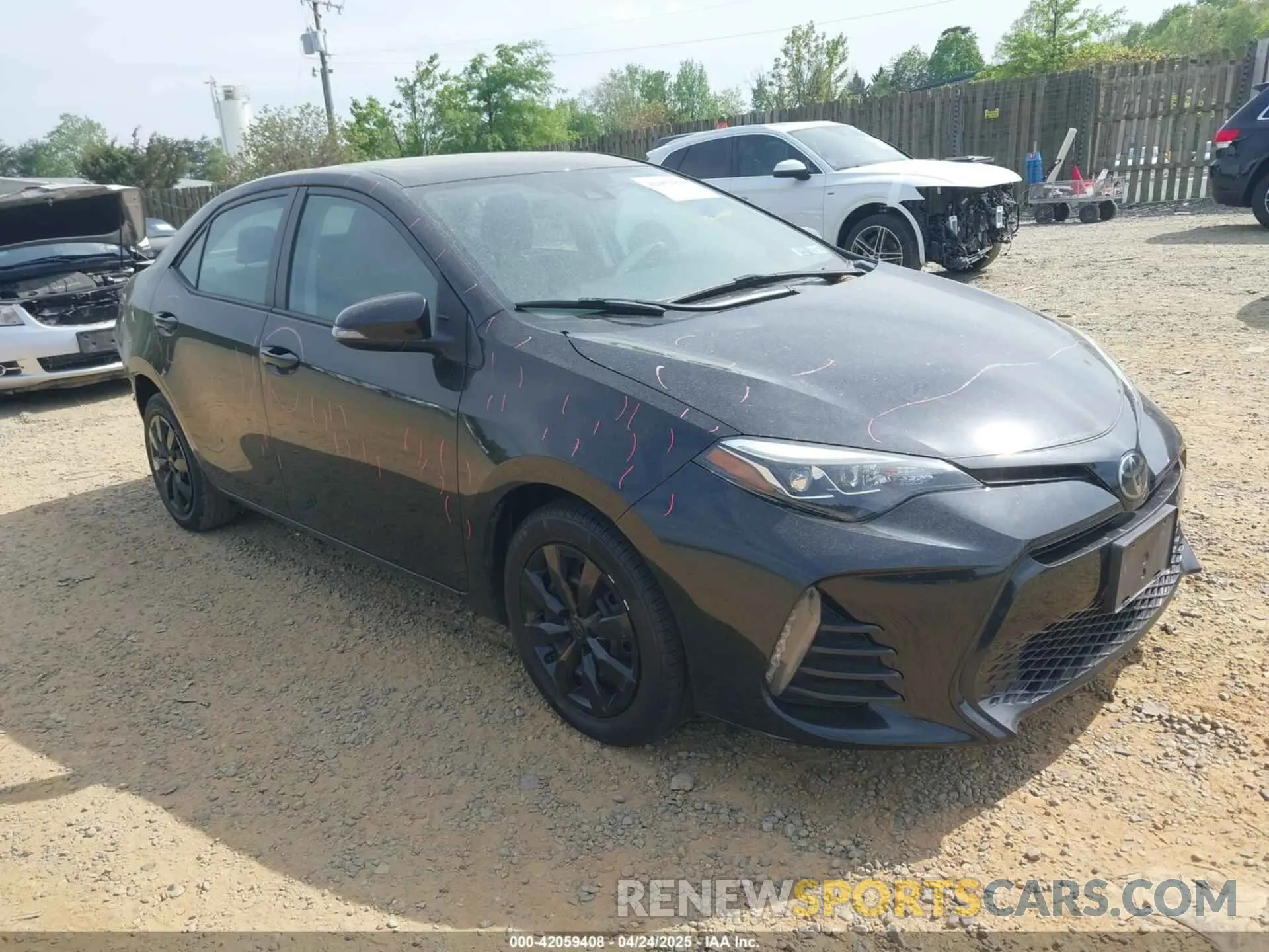 1 Photograph of a damaged car 2T1BURHE3KC160691 TOYOTA COROLLA 2019