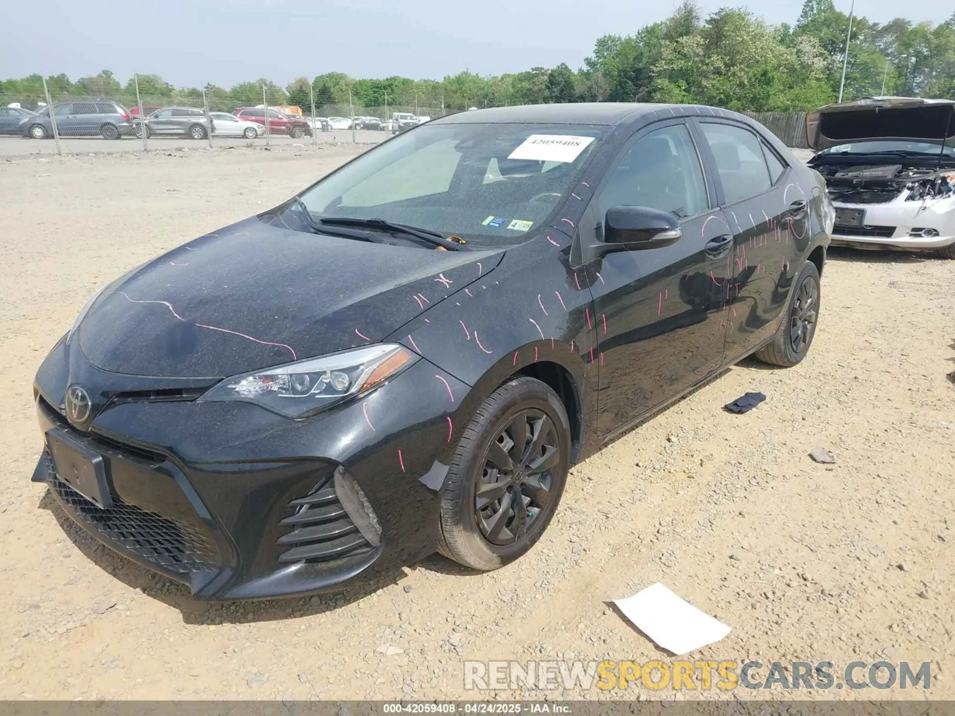 2 Photograph of a damaged car 2T1BURHE3KC160691 TOYOTA COROLLA 2019