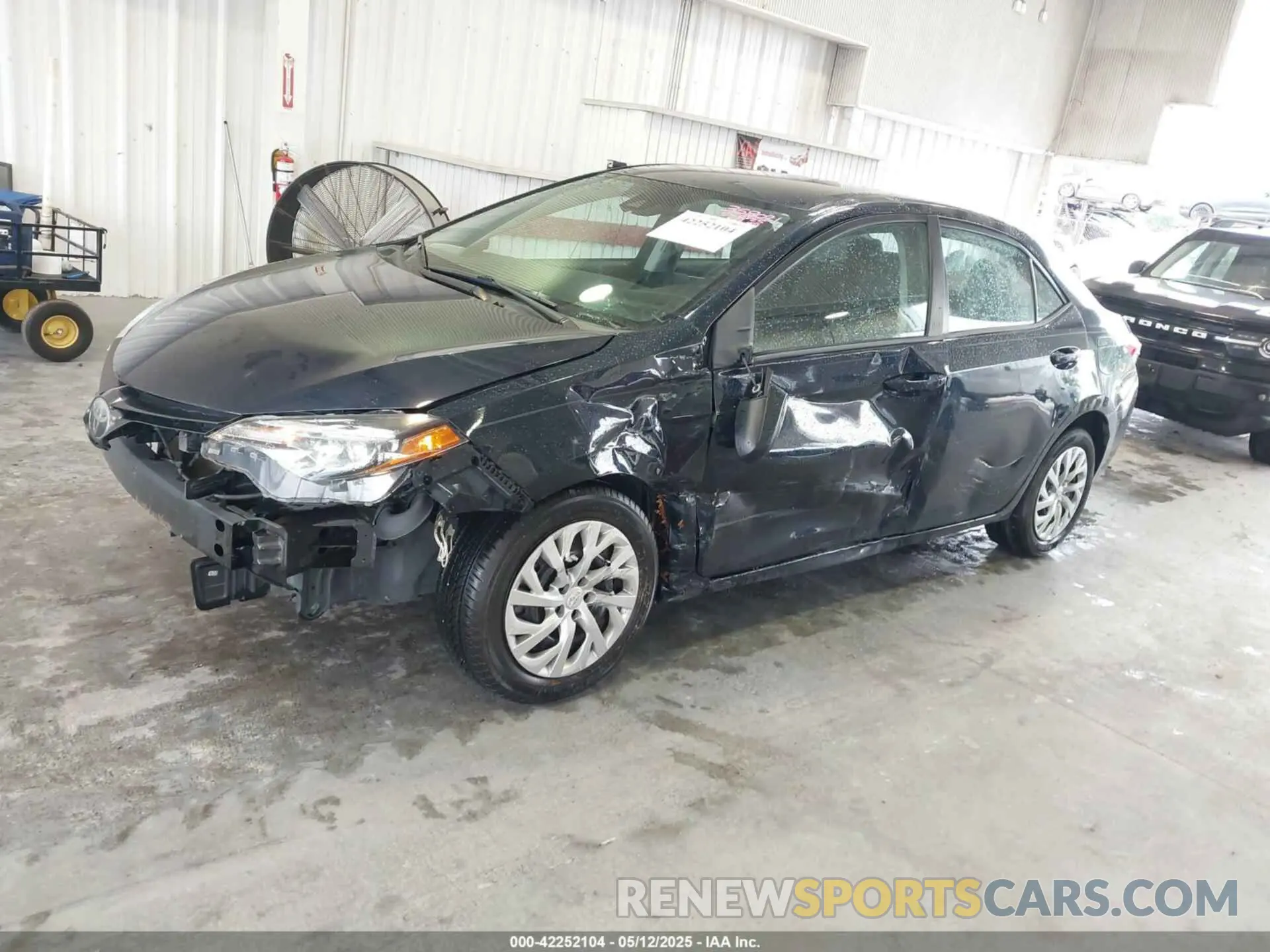 2 Photograph of a damaged car 2T1BURHE3KC161159 TOYOTA COROLLA 2019