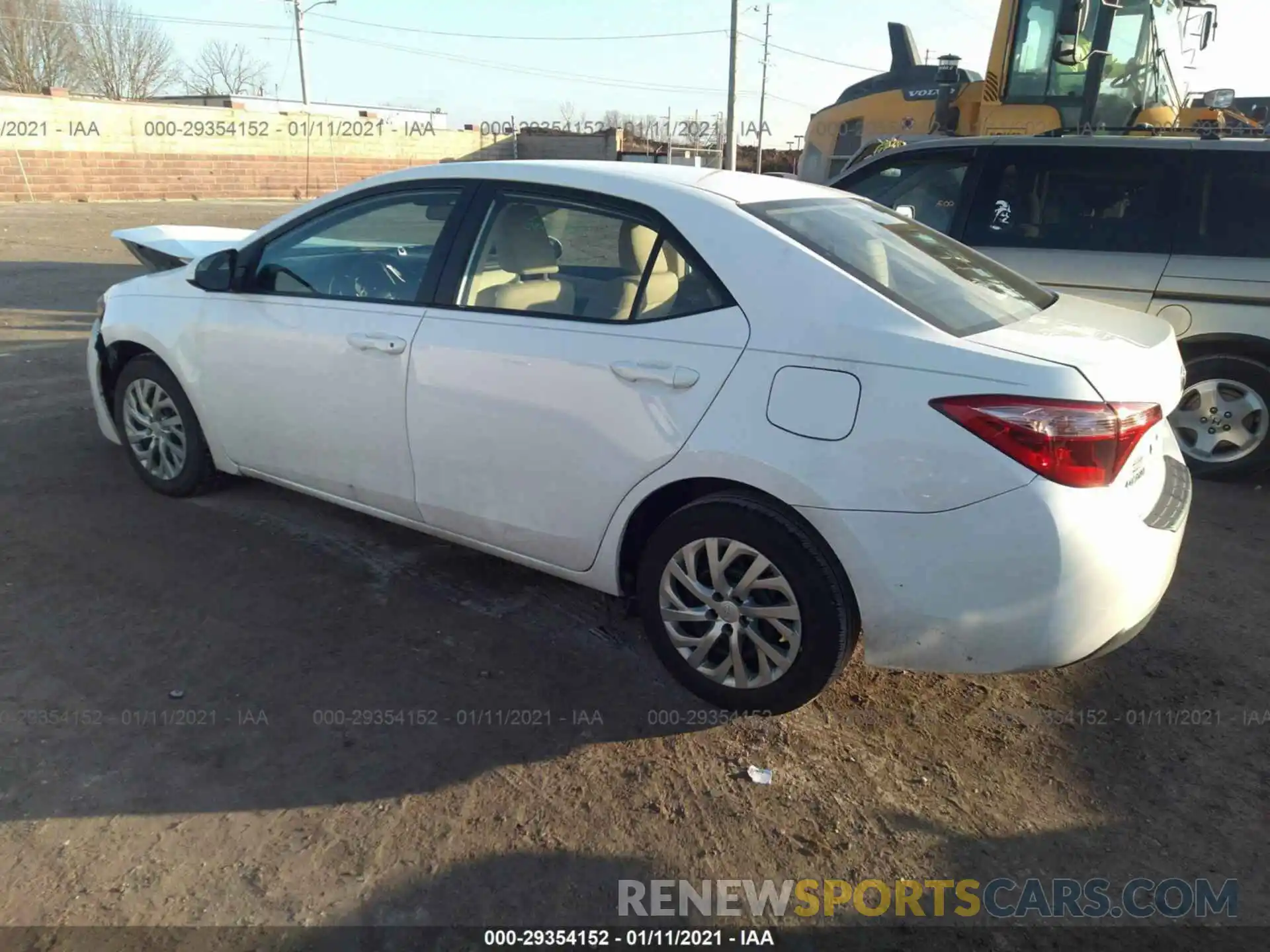 3 Photograph of a damaged car 2T1BURHE3KC162893 TOYOTA COROLLA 2019