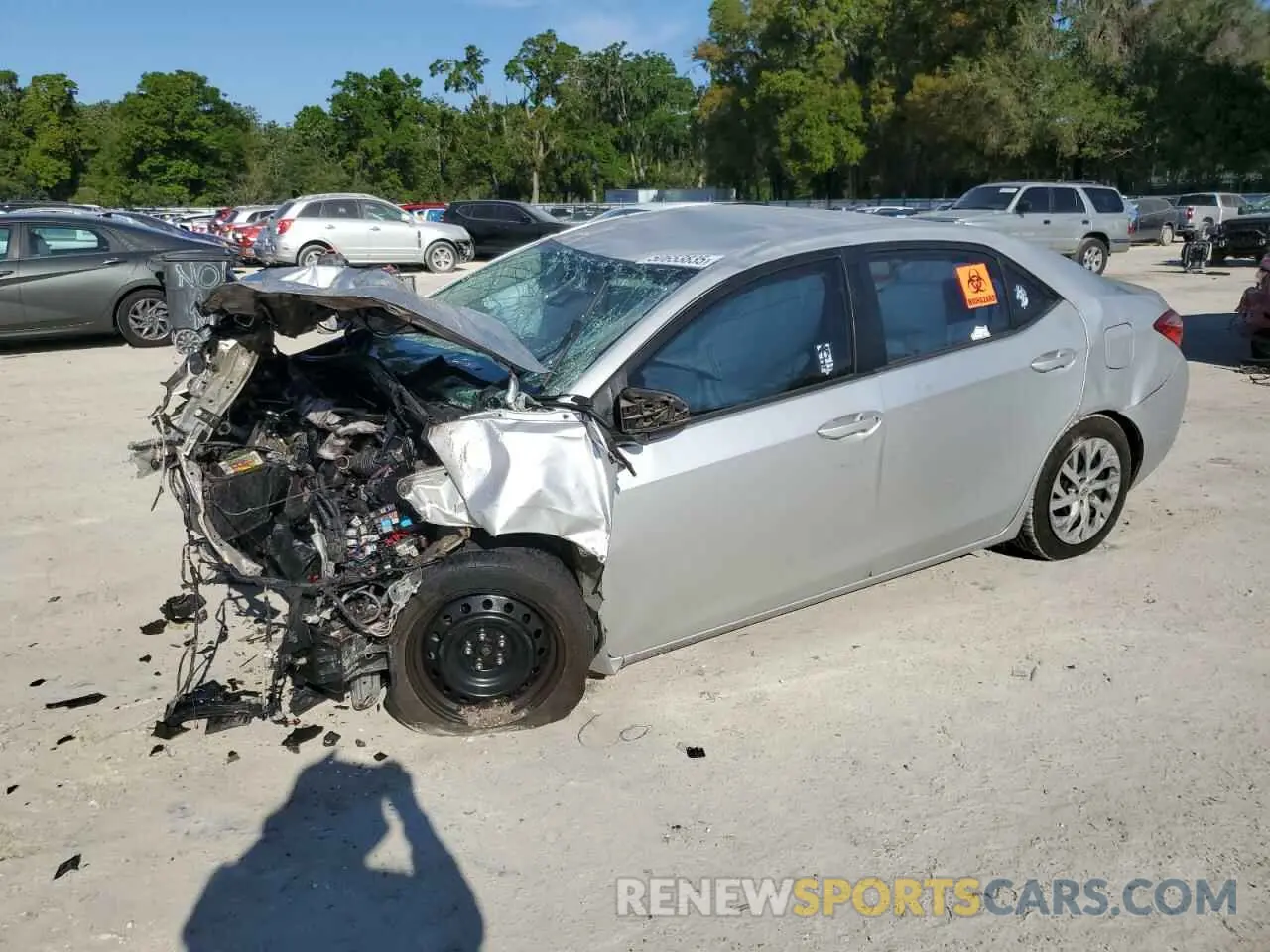1 Photograph of a damaged car 2T1BURHE3KC163817 TOYOTA COROLLA 2019