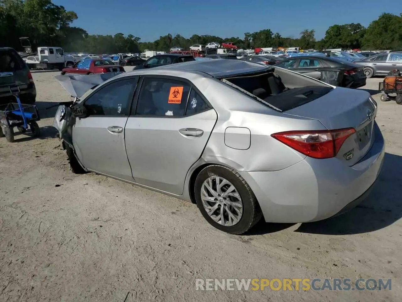 2 Photograph of a damaged car 2T1BURHE3KC163817 TOYOTA COROLLA 2019