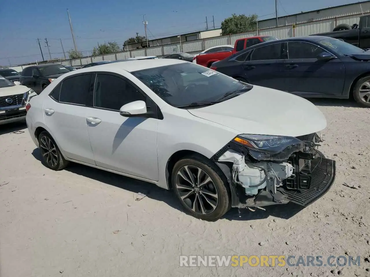 4 Photograph of a damaged car 2T1BURHE3KC165793 TOYOTA COROLLA 2019