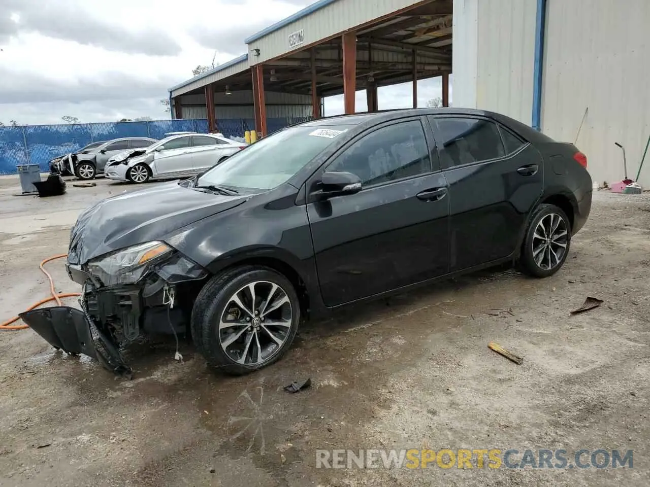 1 Photograph of a damaged car 2T1BURHE3KC168385 TOYOTA COROLLA 2019